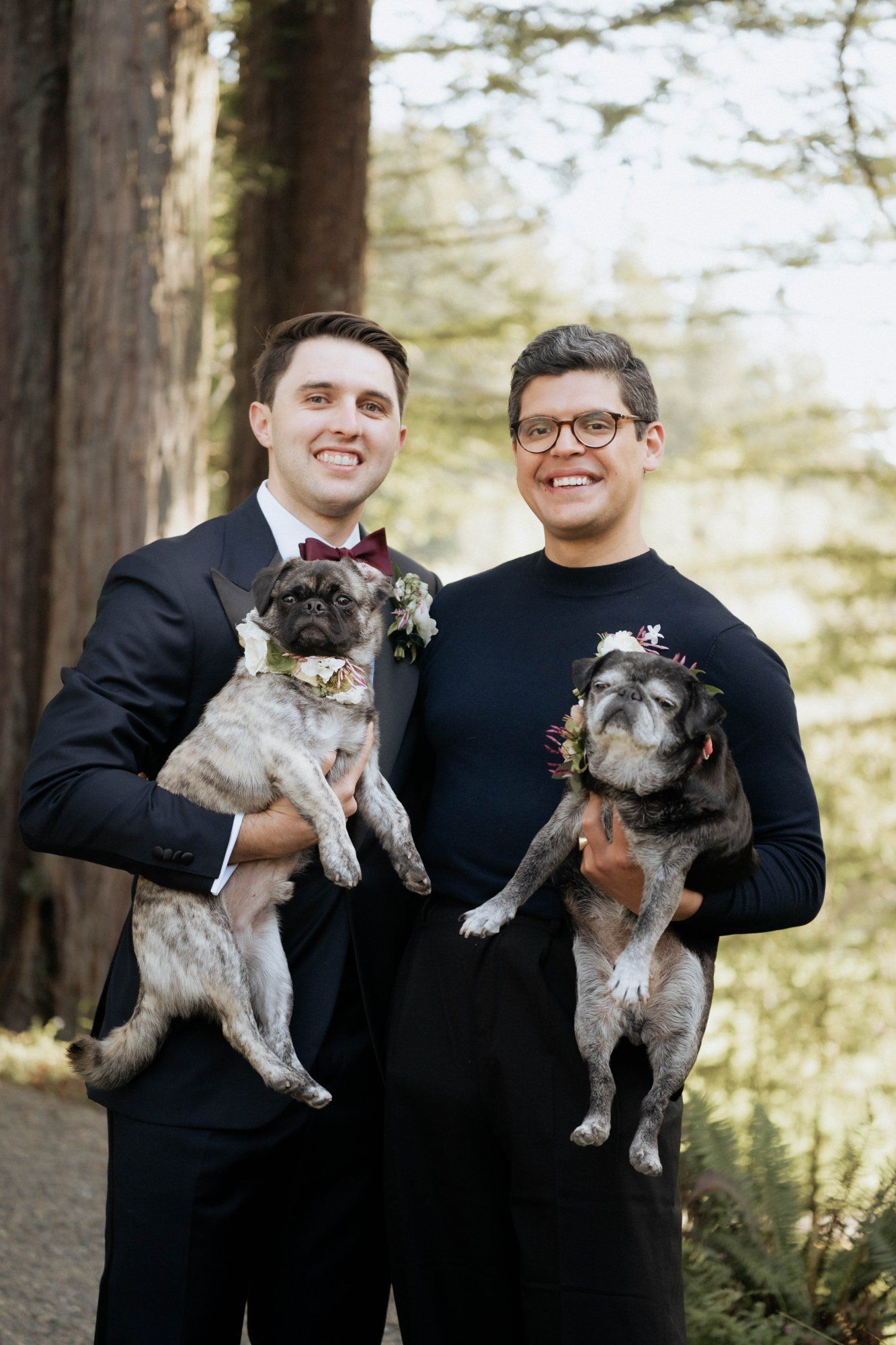 same-sex micro wedding in the russian river valley, Portraits Through the Orchards and Gardens