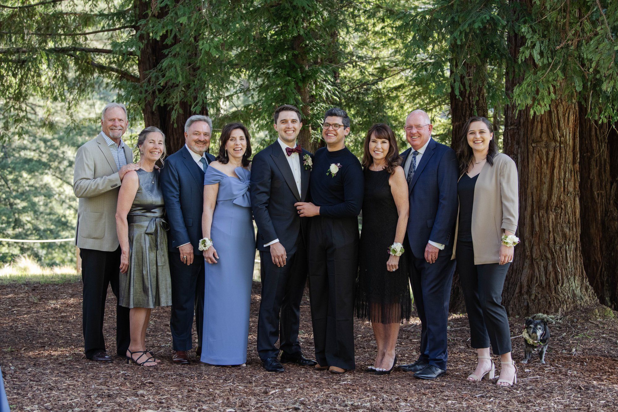 same-sex micro wedding in the russian river valley, Portraits Through the Orchards and Gardens