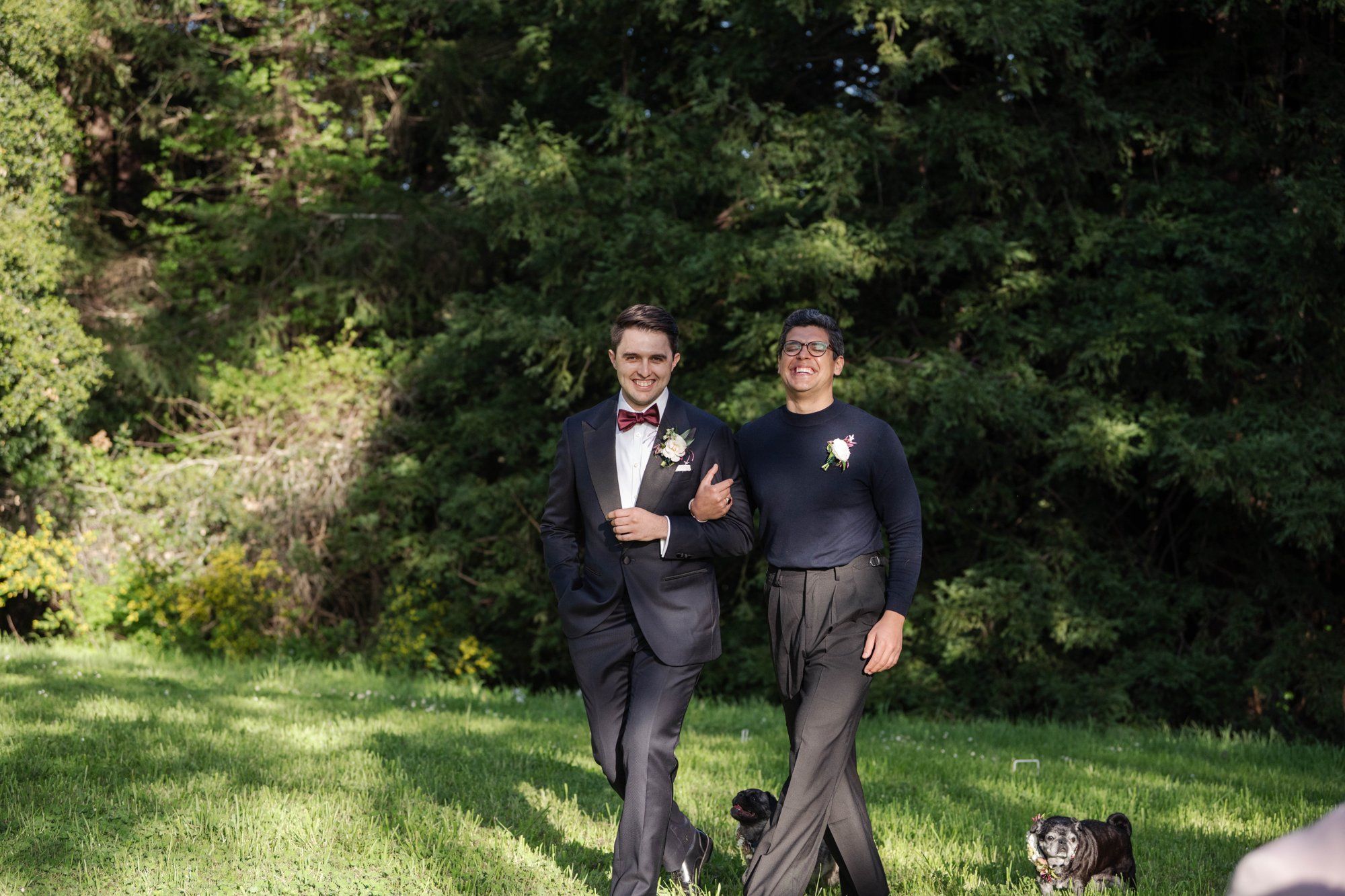 same-sex micro wedding in the russian river valley, Married Under the Redwoods, a Same-Sex Micro Wedding in the Russian River Valley