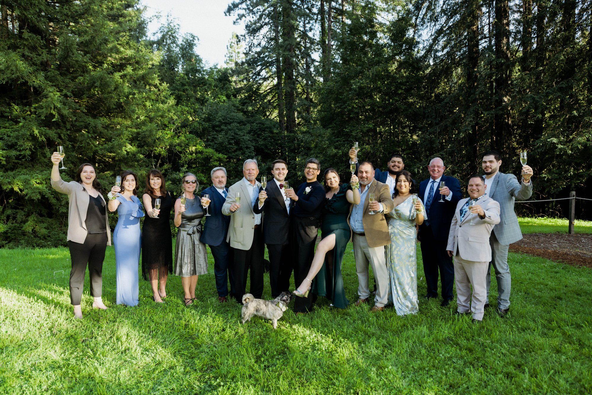 same-sex micro wedding in the russian river valley, Portraits Through the Orchards and Gardens