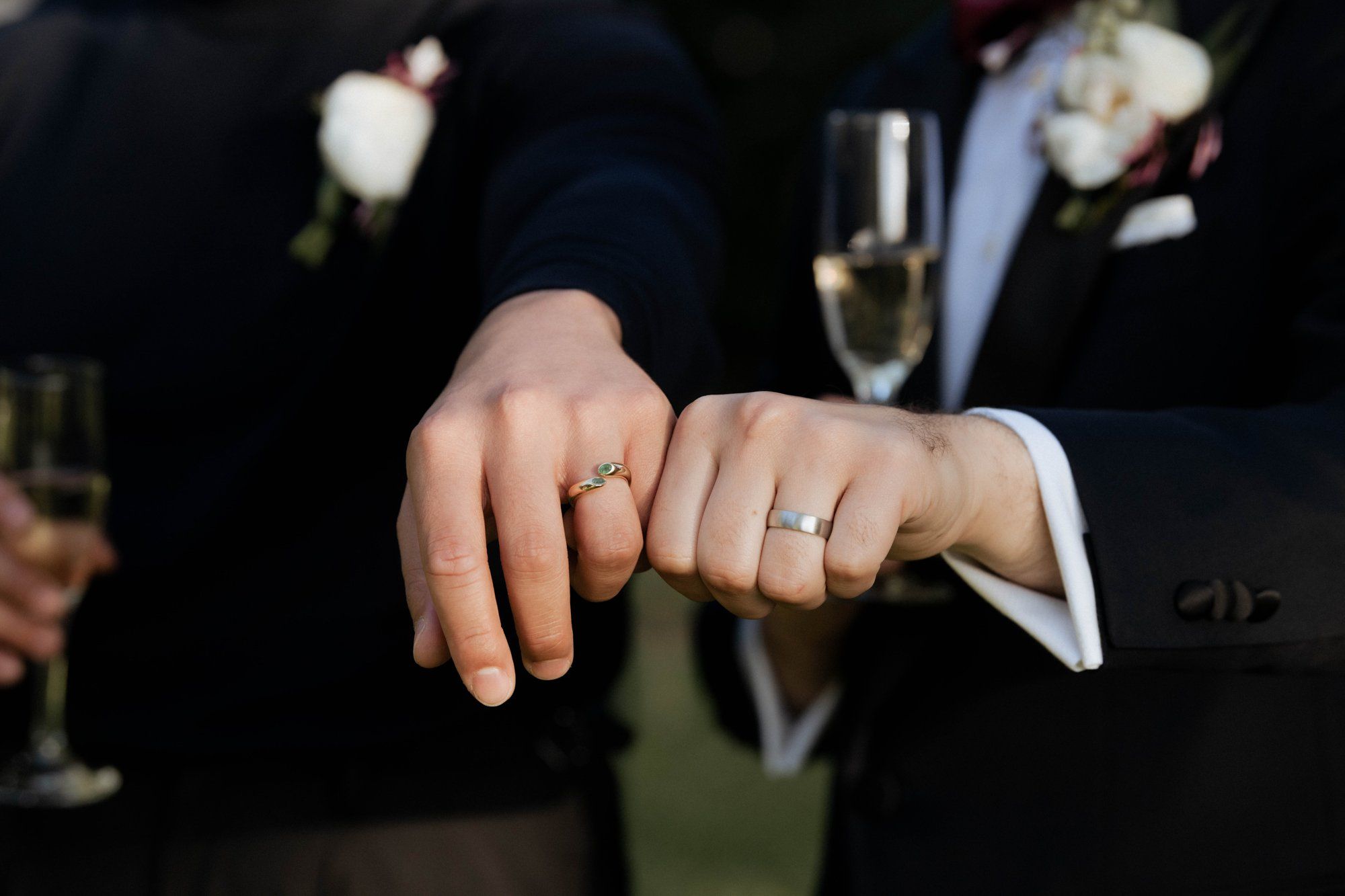 same-sex micro wedding in the russian river valley, Portraits Through the Orchards and Gardens