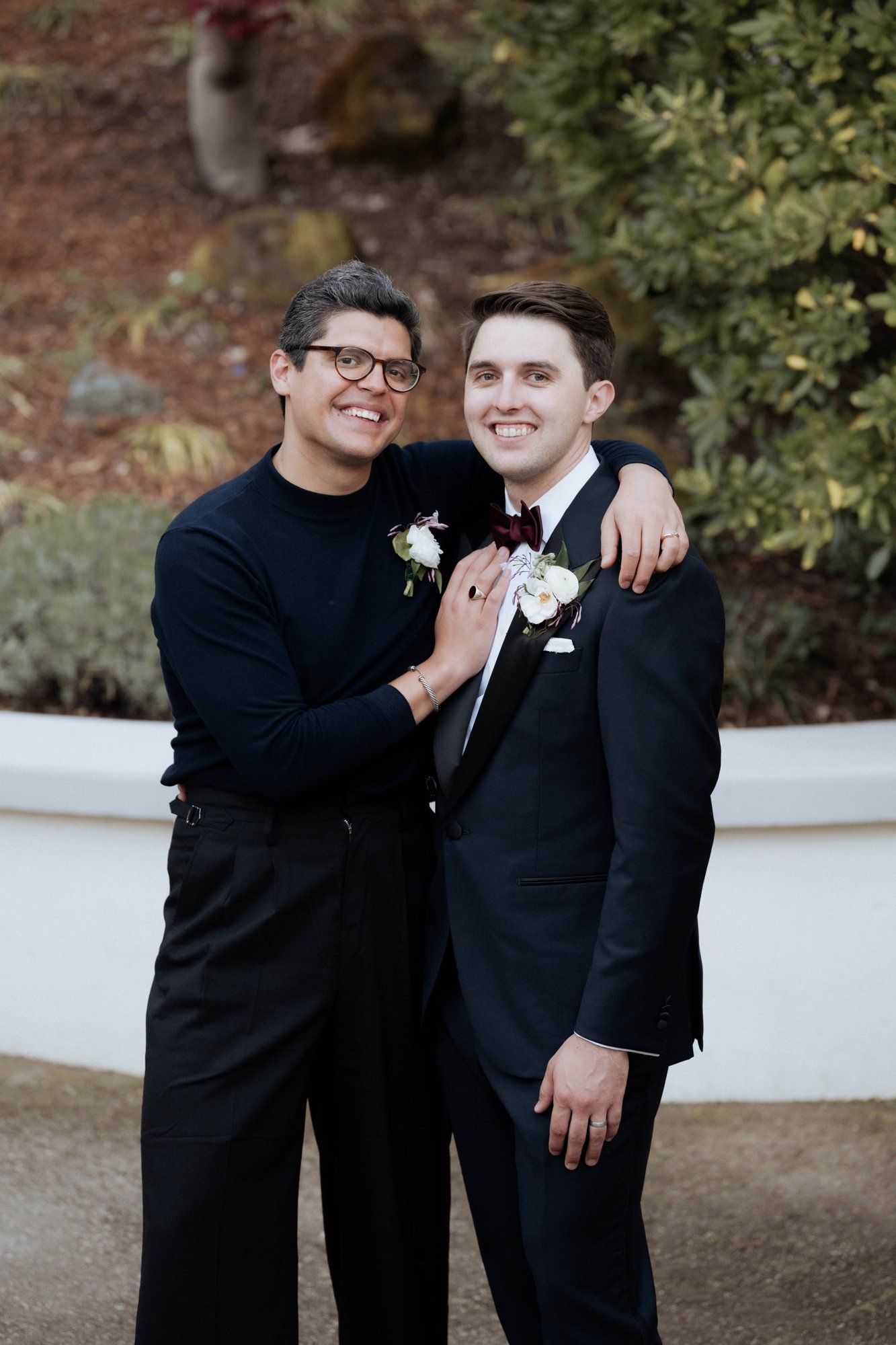 same-sex micro wedding in the russian river valley, Portraits Through the Stavrand Orchards and Gardens