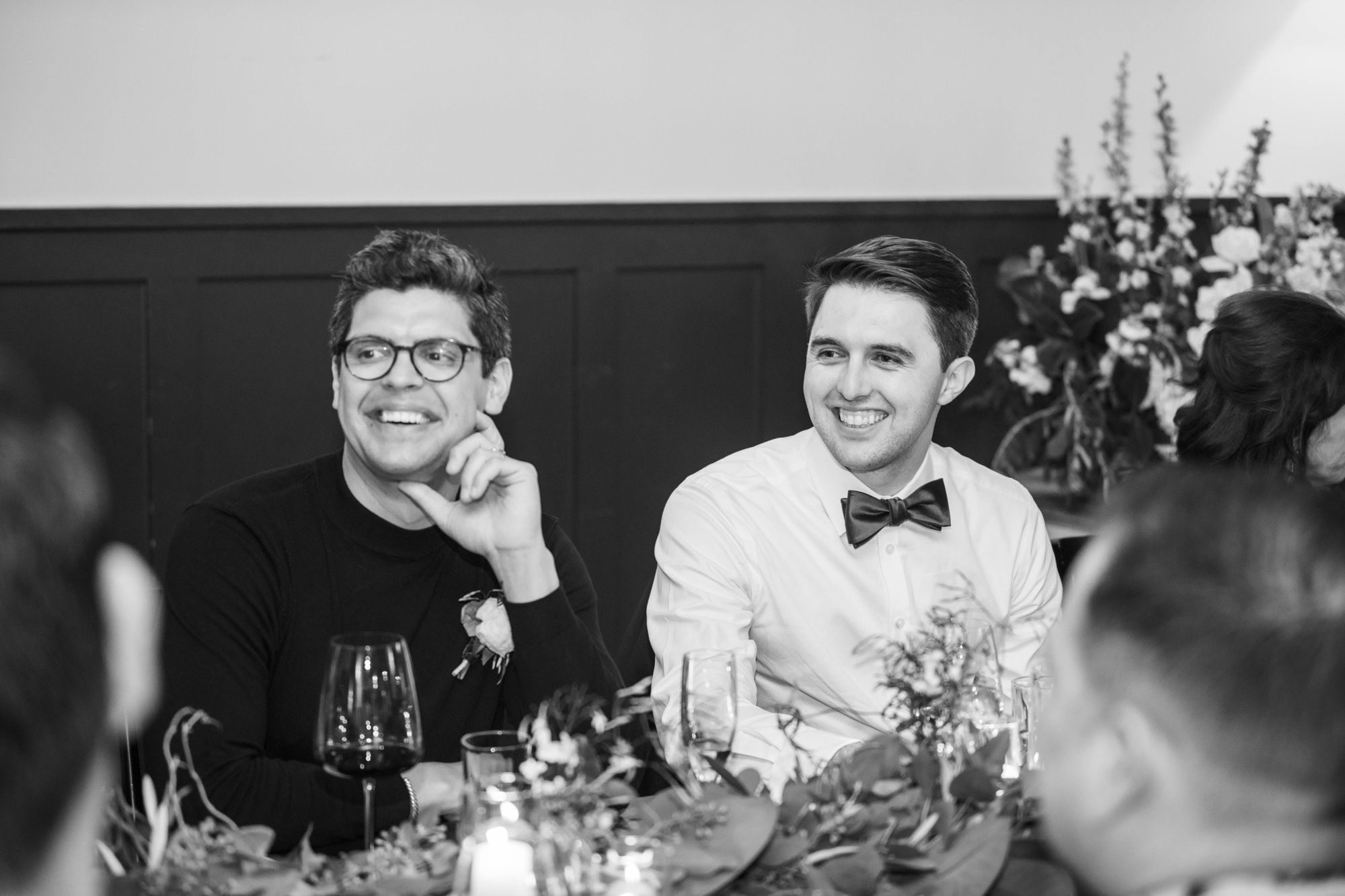 same-sex micro wedding in the russian river valley, Dinner, Toasts, and Lucky Devils Band