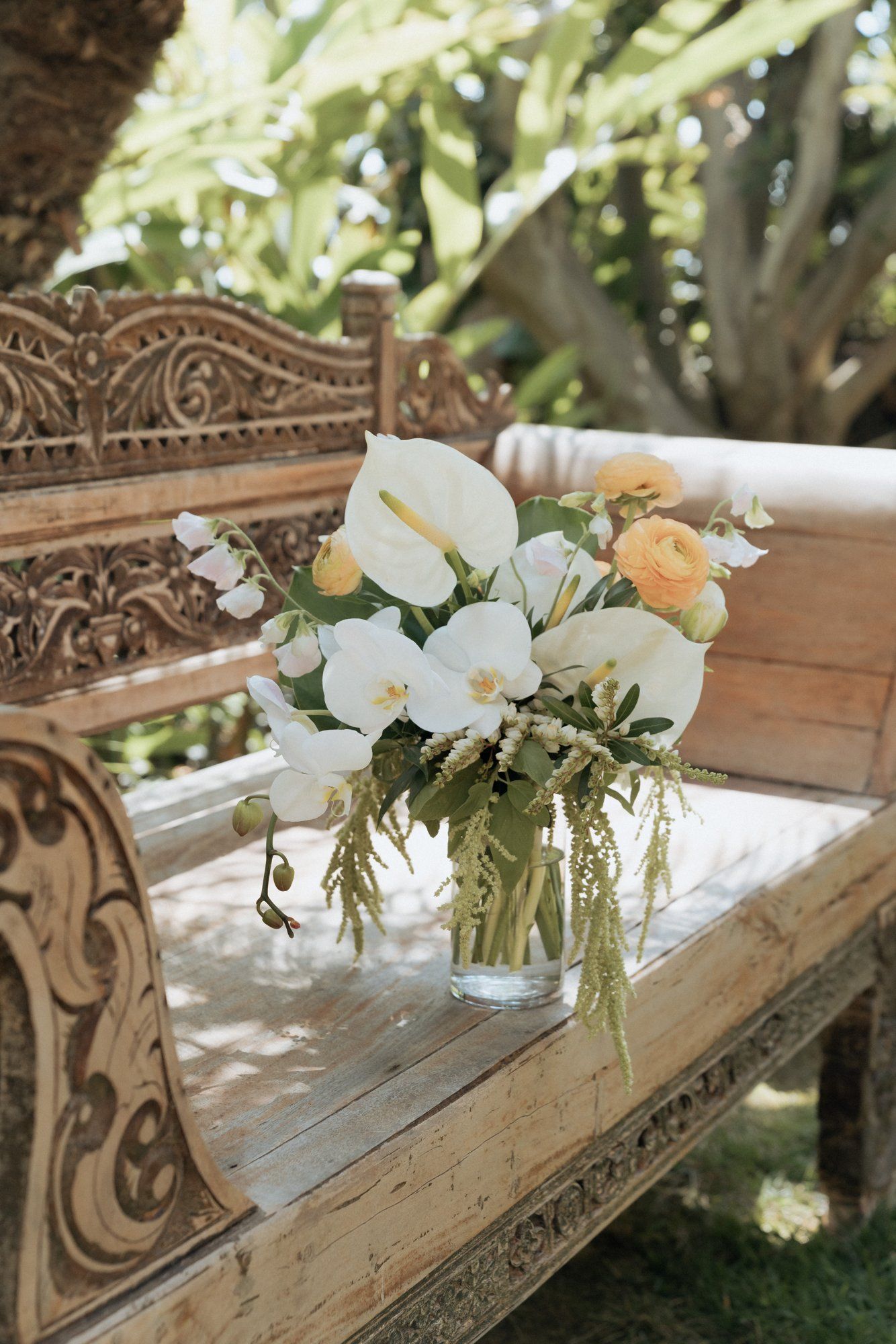 private hillside residence wedding in socal, The Morning, Split in Two