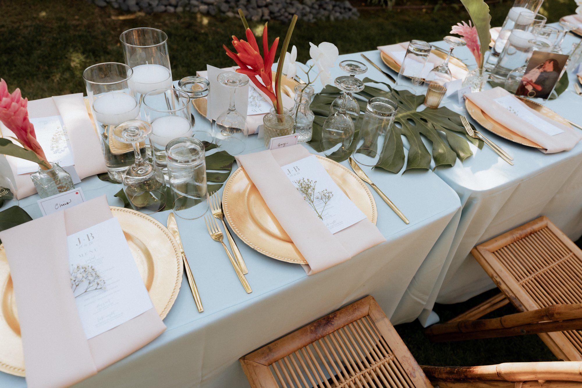 private hillside residence wedding in socal, The Reception at the SoCal Private Estate