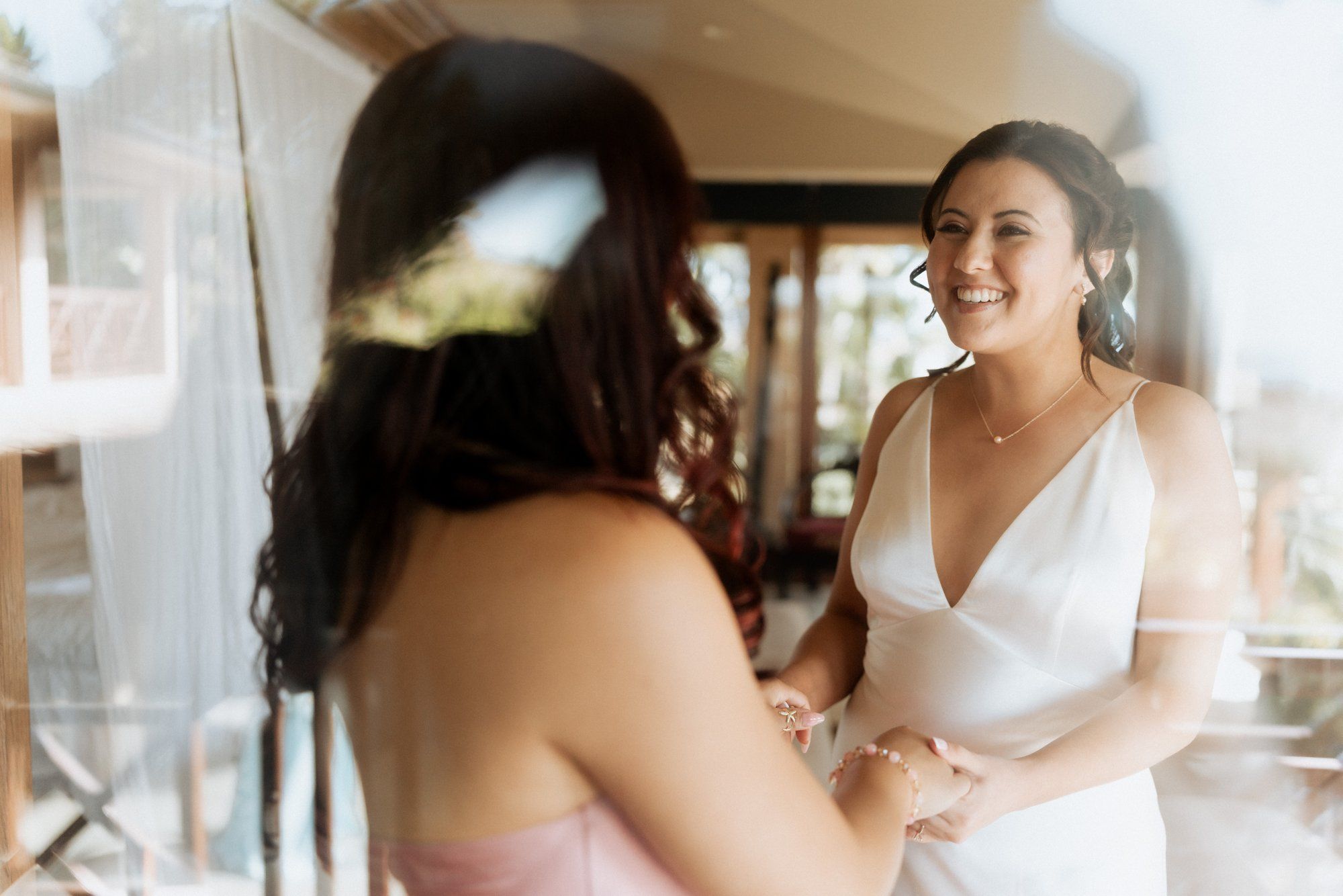 private cliffside residence wedding socal live painter, The Morning, Split in Two