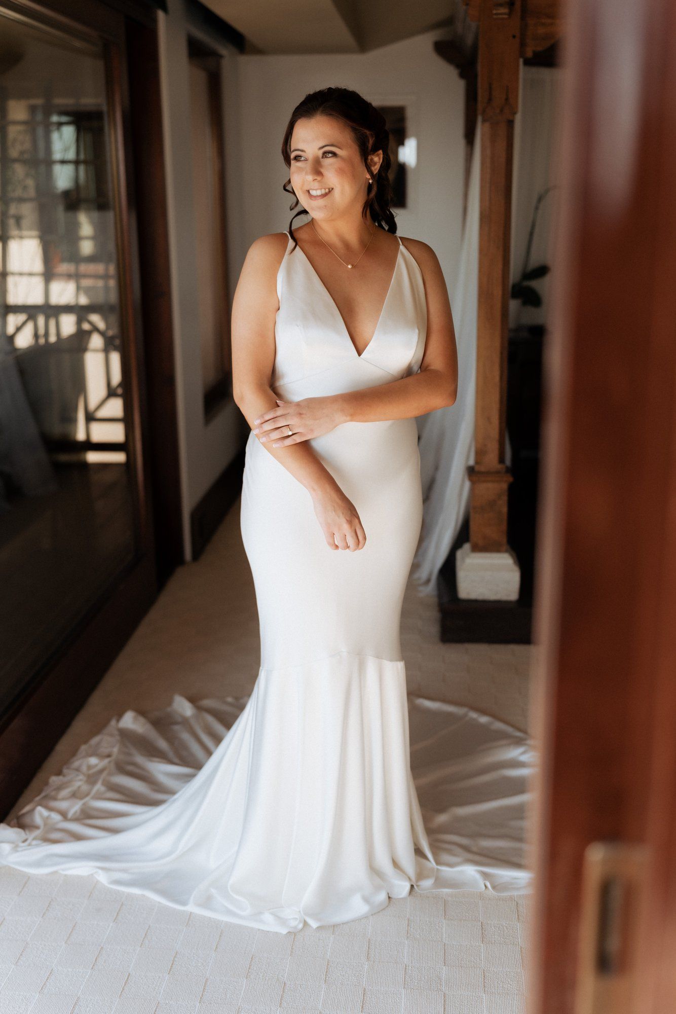 private cliffside residence wedding socal live painter, The Morning, Split in Two