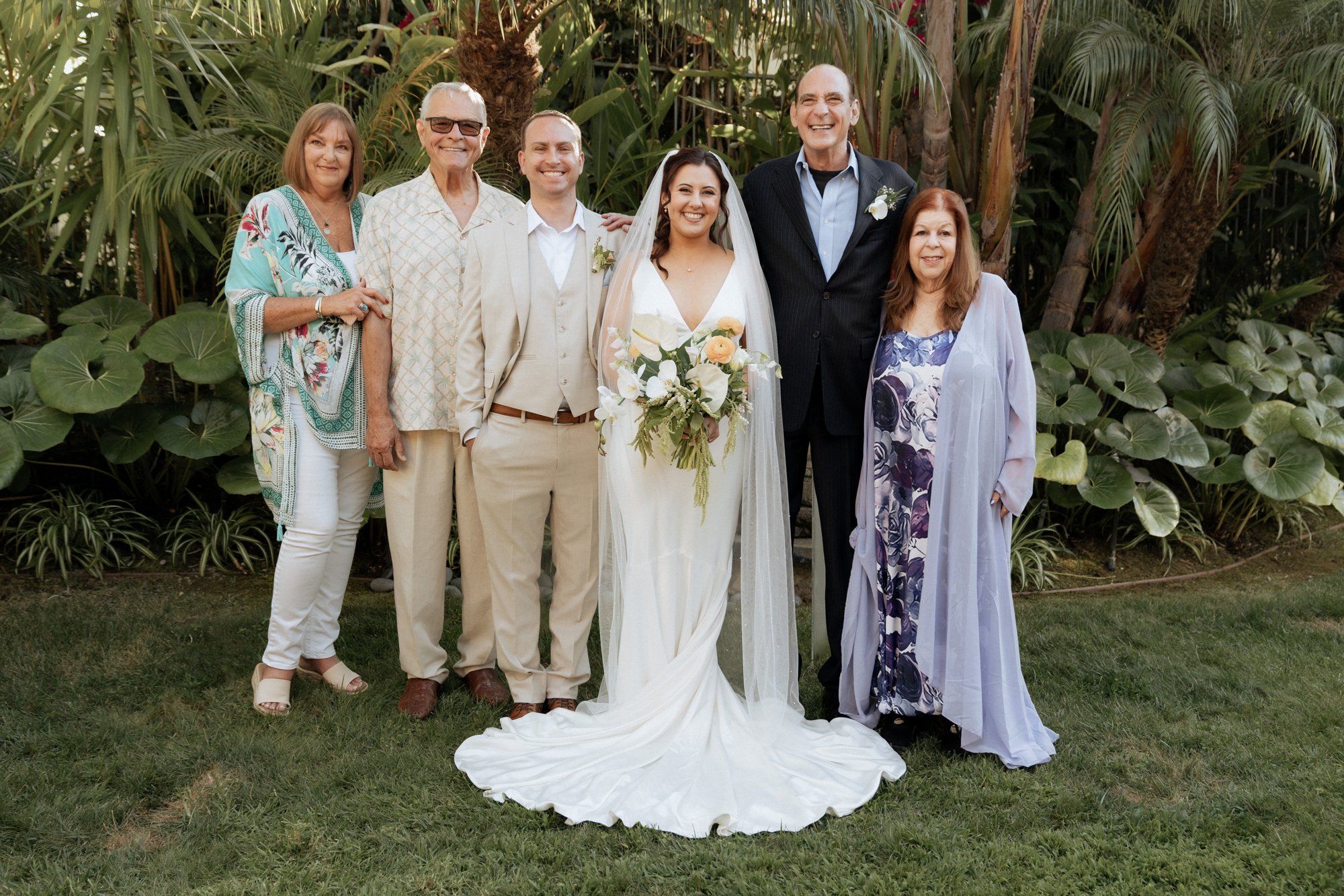 private cliffside residence wedding socal live painter, Portraits Above the Cove: This Coastal Private-Residence Wedding on Film
