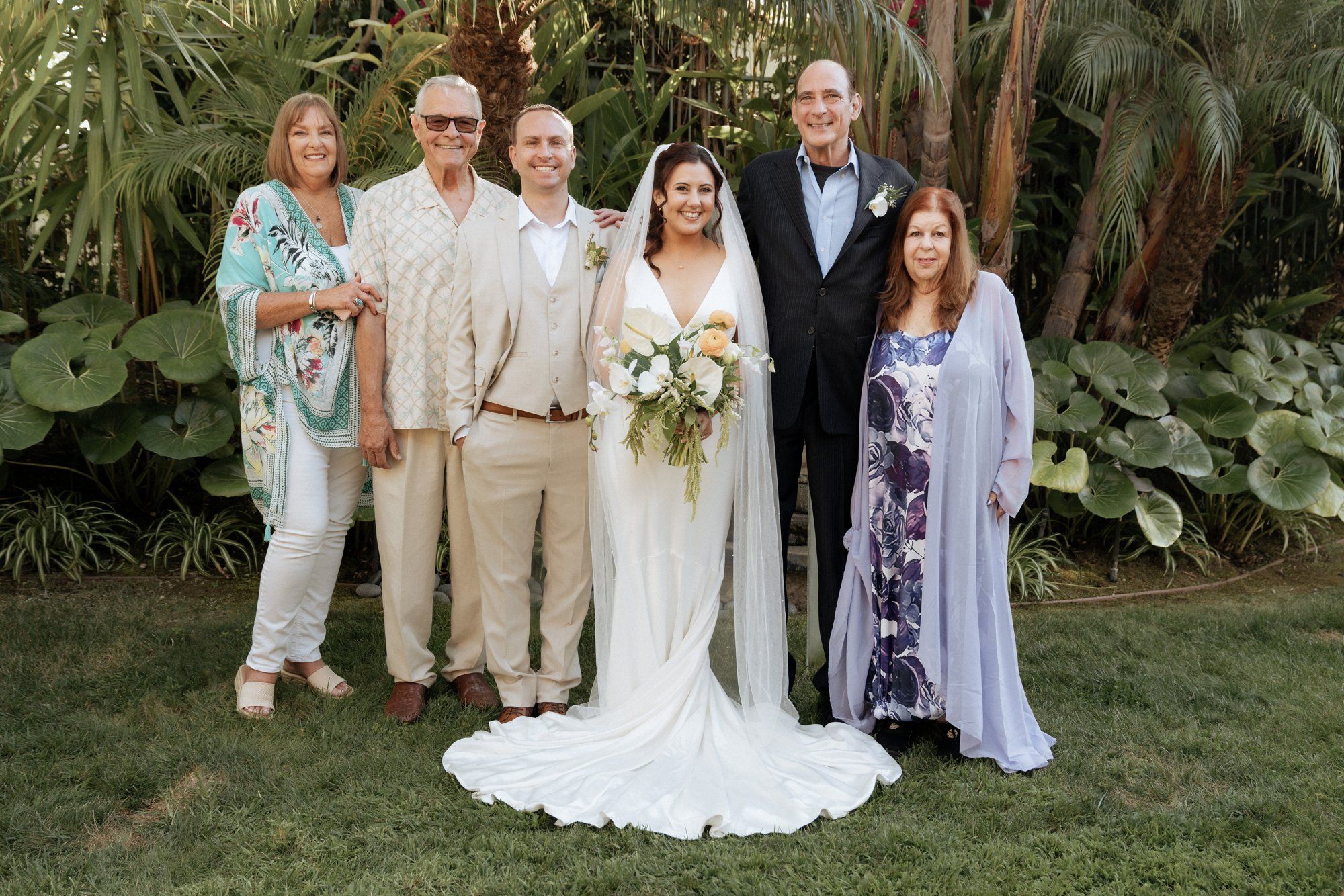private cliffside residence wedding socal live painter, Portraits Above the Cove: This Coastal Private-Residence Wedding on Film