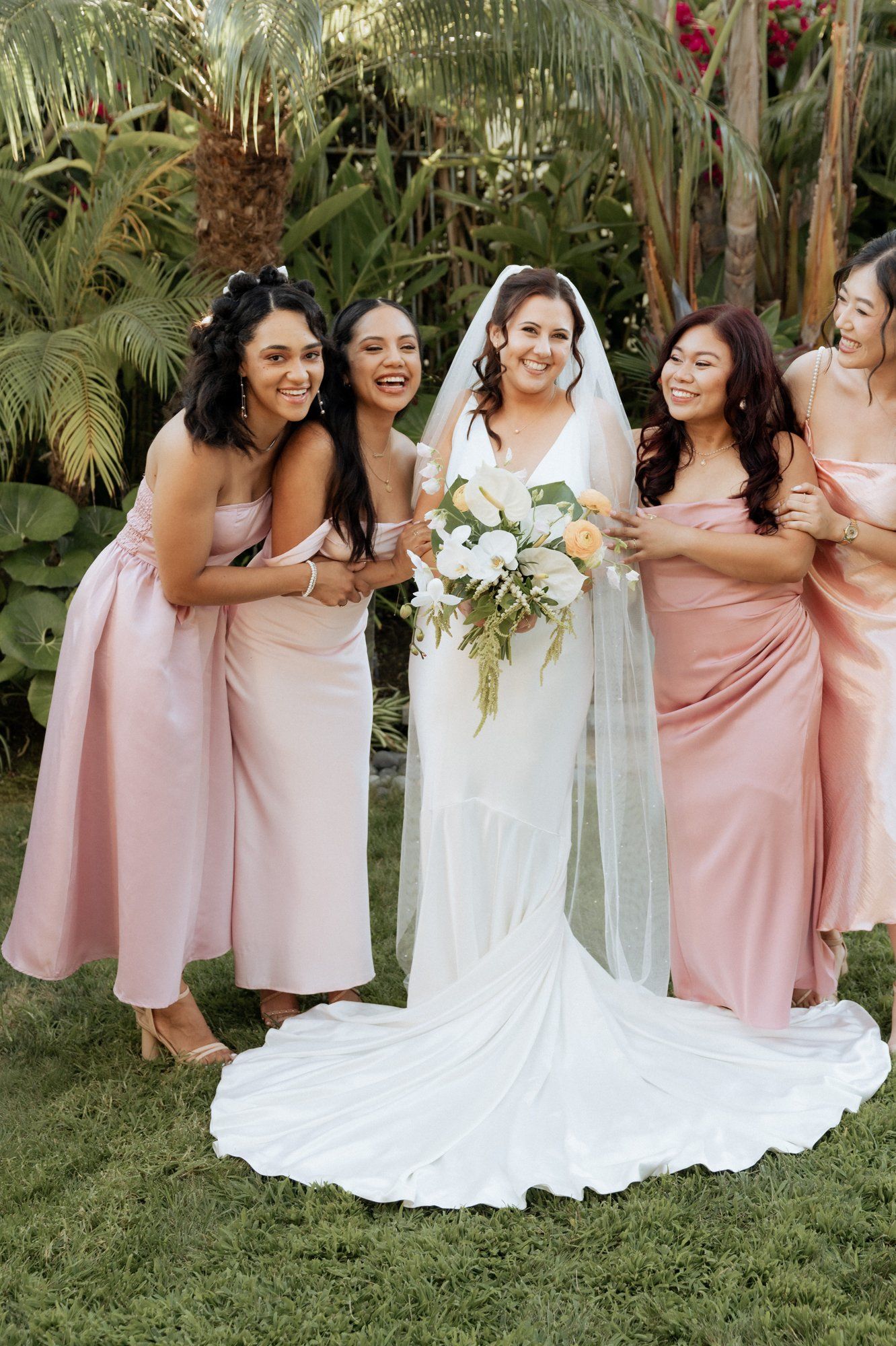private hillside residence wedding in socal, Portraits Above the Cove and a Champagne Tower