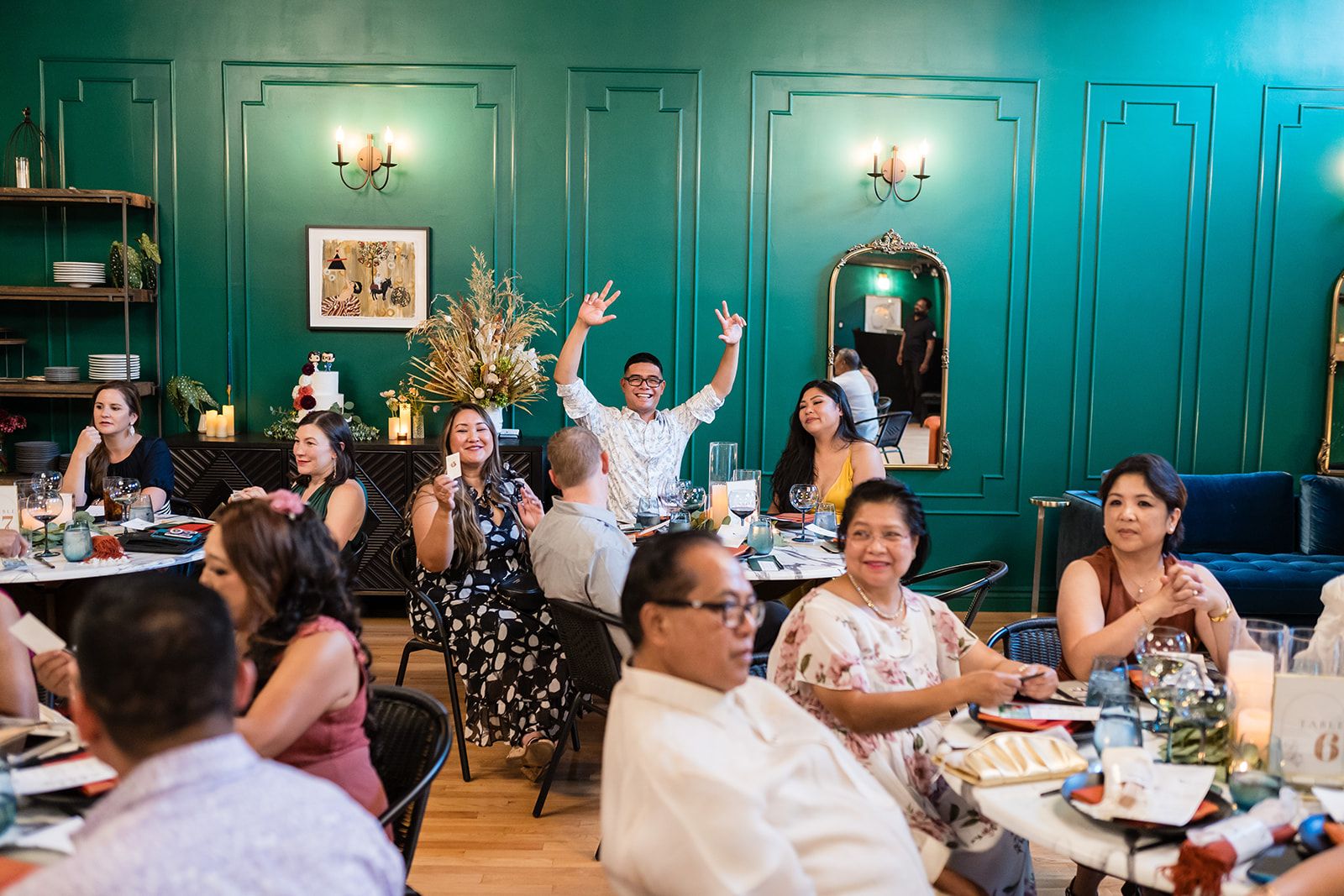 glen ellen wine-country wedding with an oyster bar, Toasts, Cake, and a Money Dance