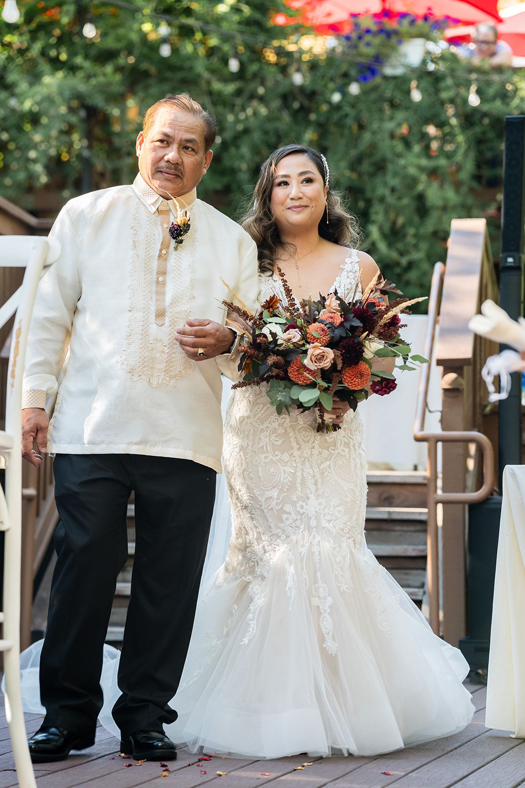 glen ellen wine-country wedding with an oyster bar, A Wine-Country Ceremony With a Wine-Mixing Ritual