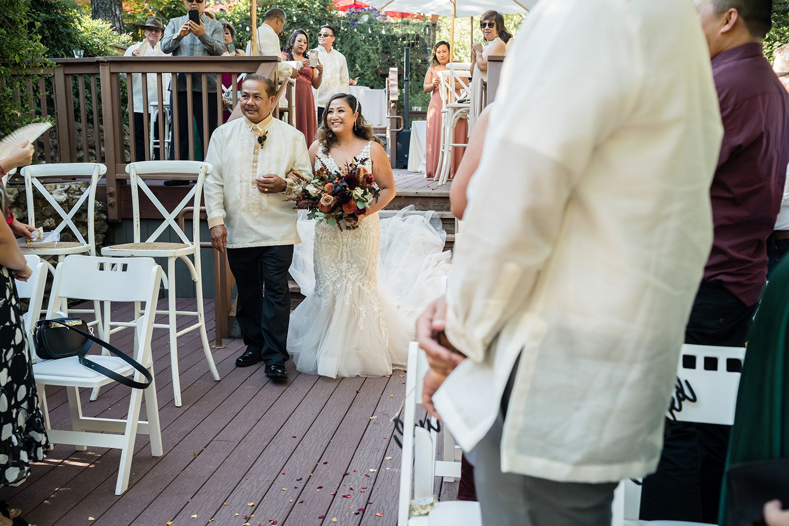 glen ellen wine-country wedding with an oyster bar, A Wine-Country Ceremony With a Wine-Mixing Ritual