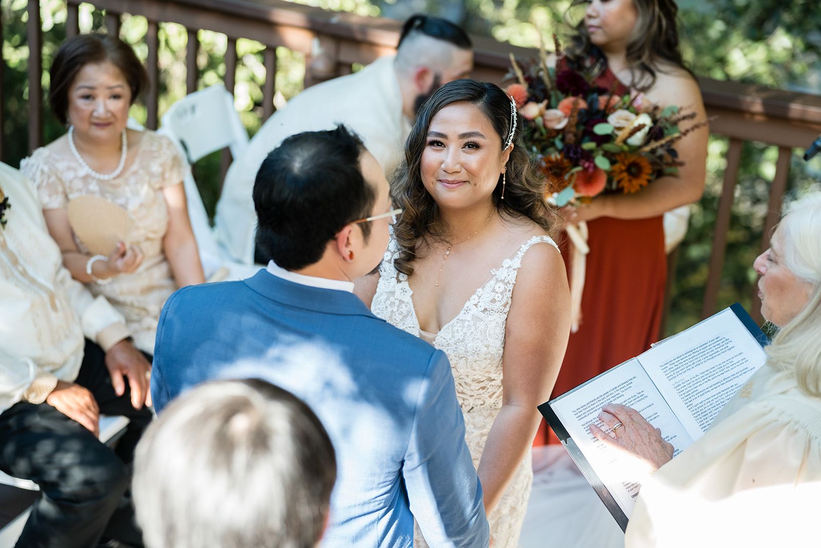 glen ellen wine-country wedding with an oyster bar, A Wine-Country Ceremony With a Wine-Mixing Ritual