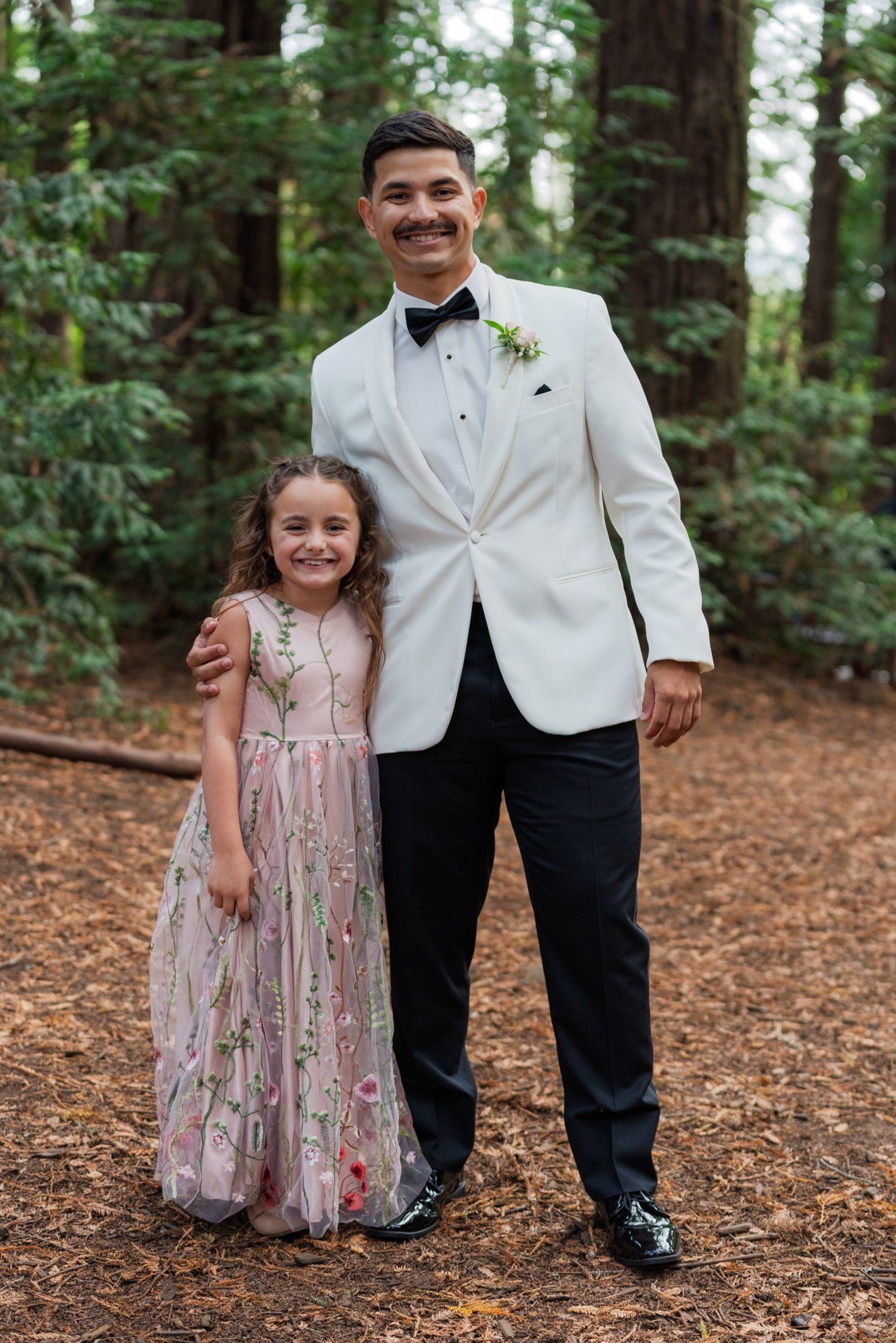 redwoods park ceremony + sf waterfront steak dinner, Portraits Among the Tall Trees