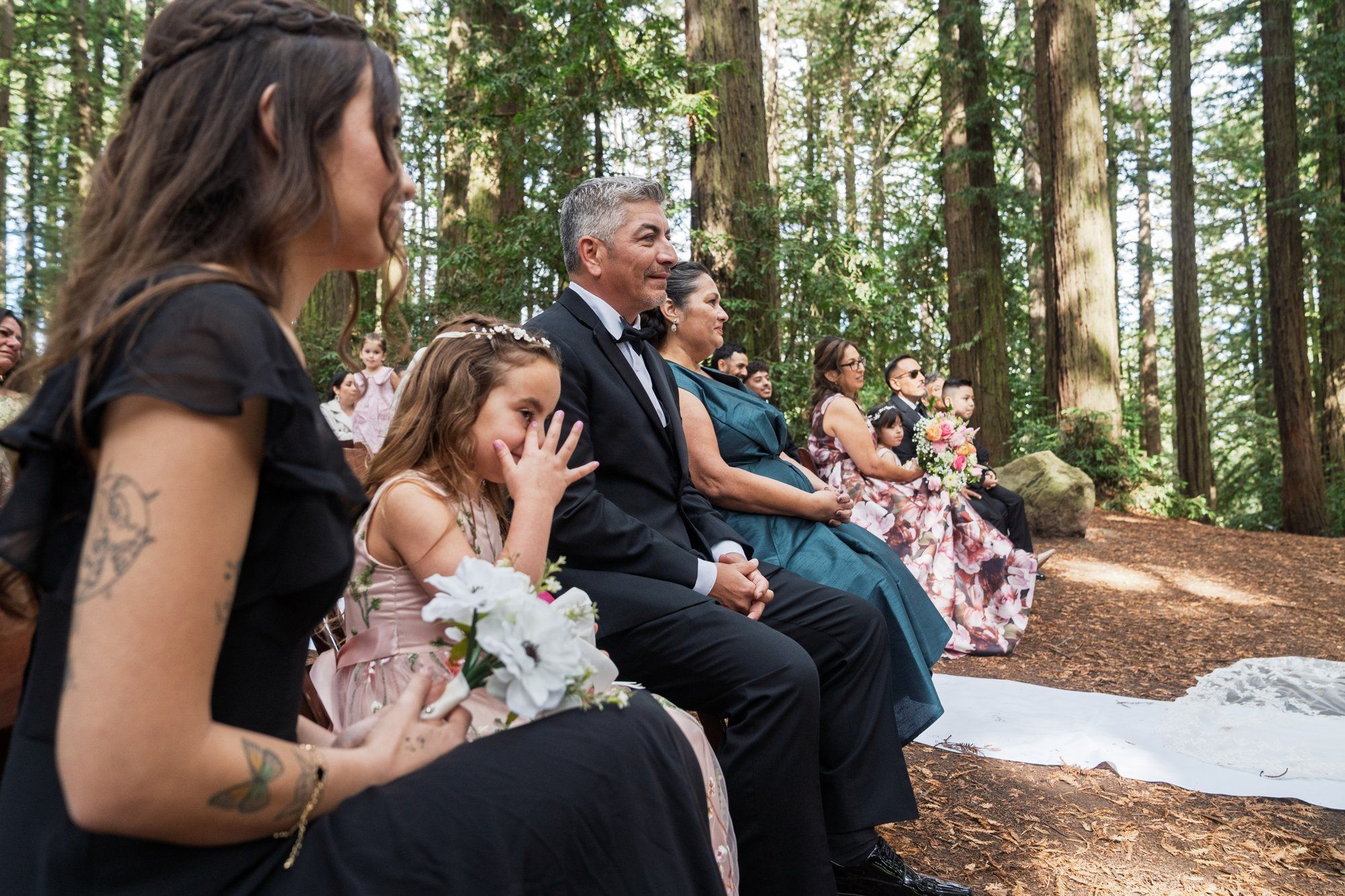 redwoods park ceremony and SF waterfront steak dinner, Vows Under the Redwoods at Roberts Regional Park