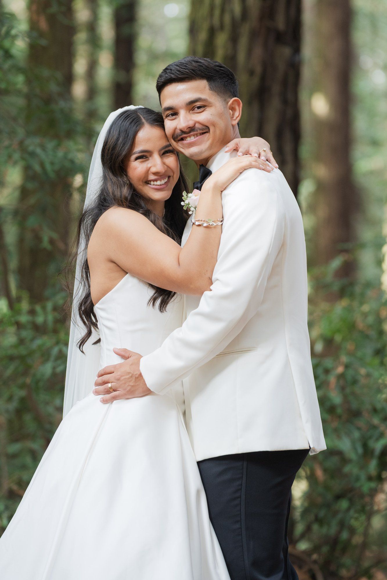 redwoods park ceremony + sf waterfront steak dinner, Portraits Among the Tall Trees
