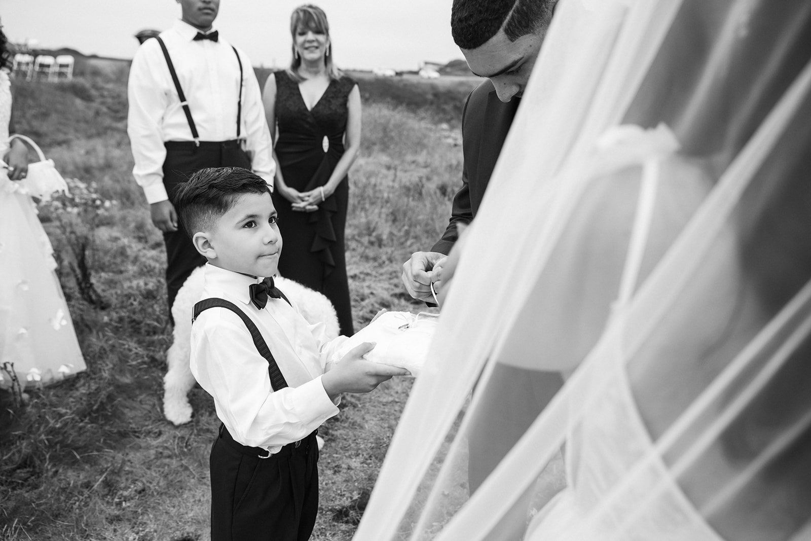 cliffside elopement at duncan's cove, bodega bay, The Ocean-Cliff Ceremony at Duncan's Cove
