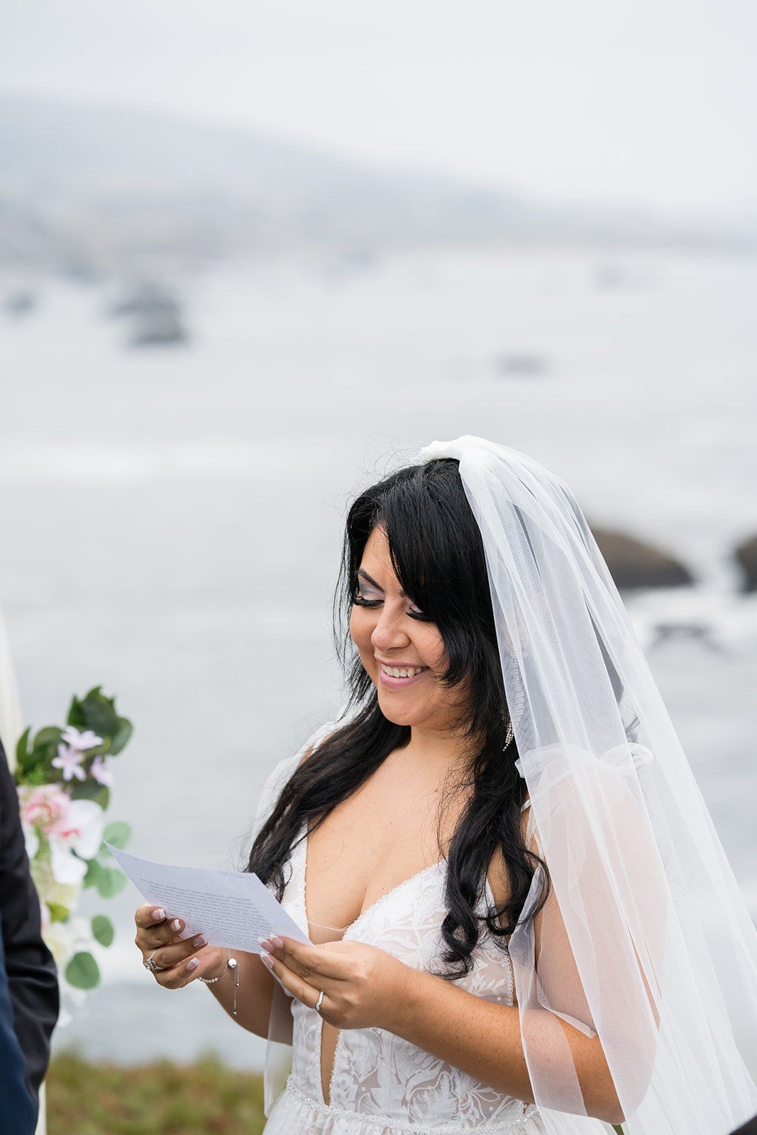cliffside elopement at Duncan's Cove, Bodega Bay, Portraits Above the Cove