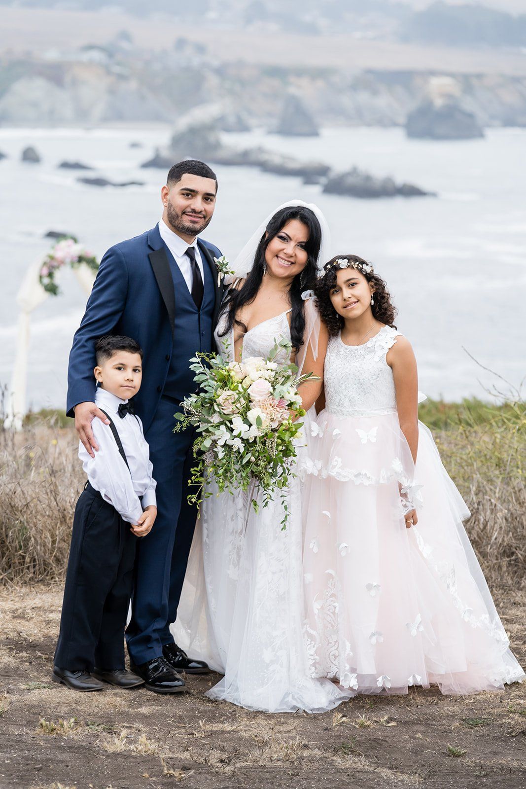 cliffside elopement at duncan's cove, bodega bay, Portraits Above the Cove