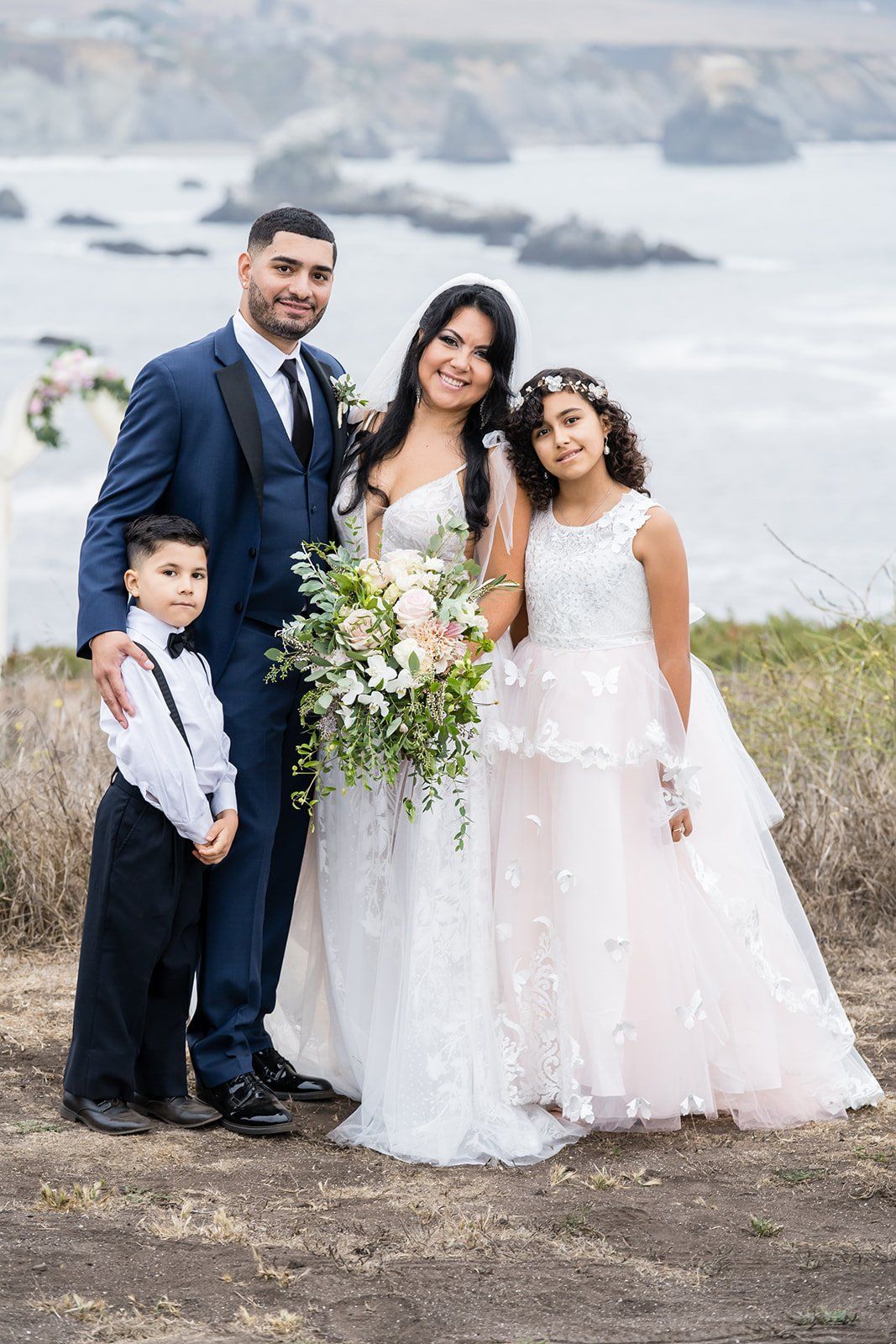 cliffside elopement at duncan's cove, bodega bay, Portraits Above the Cove