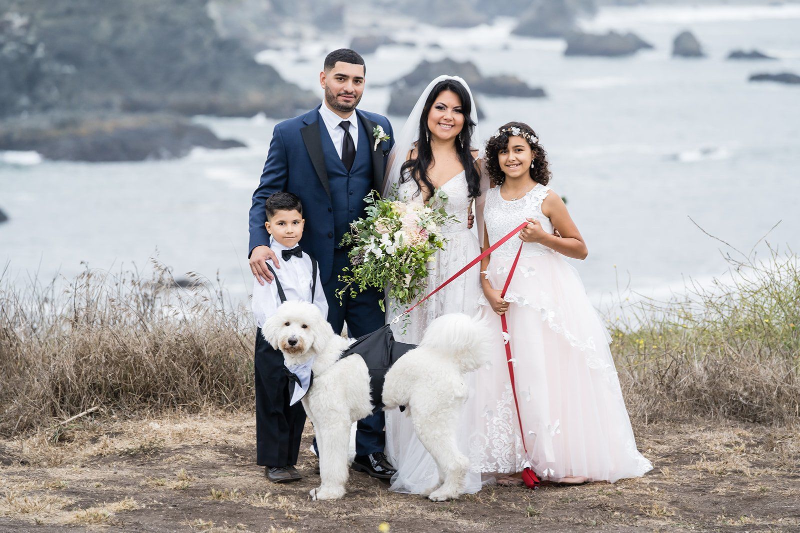 cliffside elopement at duncan's cove, bodega bay, Portraits Above the Cove