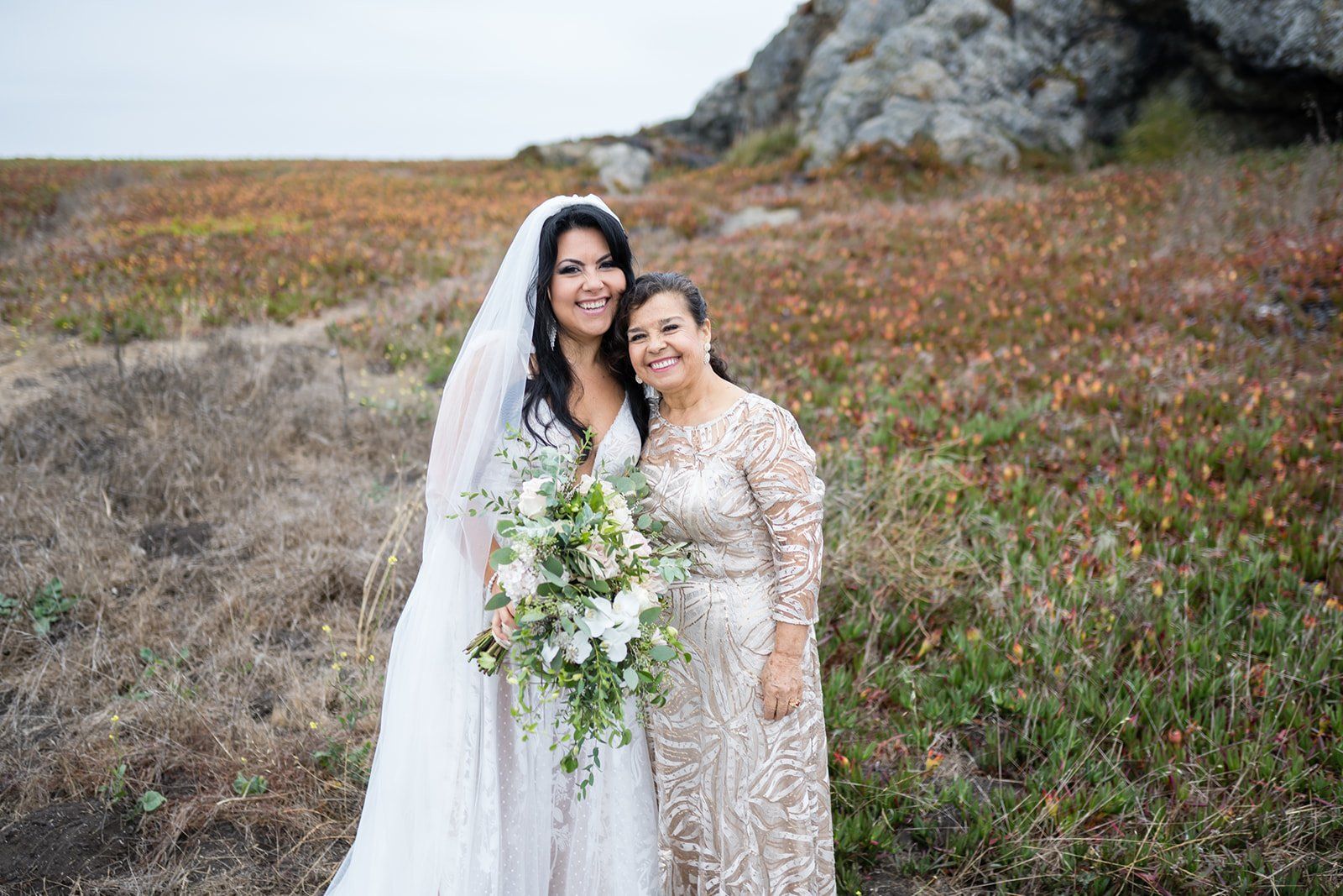 cliffside elopement at duncan's cove, bodega bay, Portraits Above the Cove