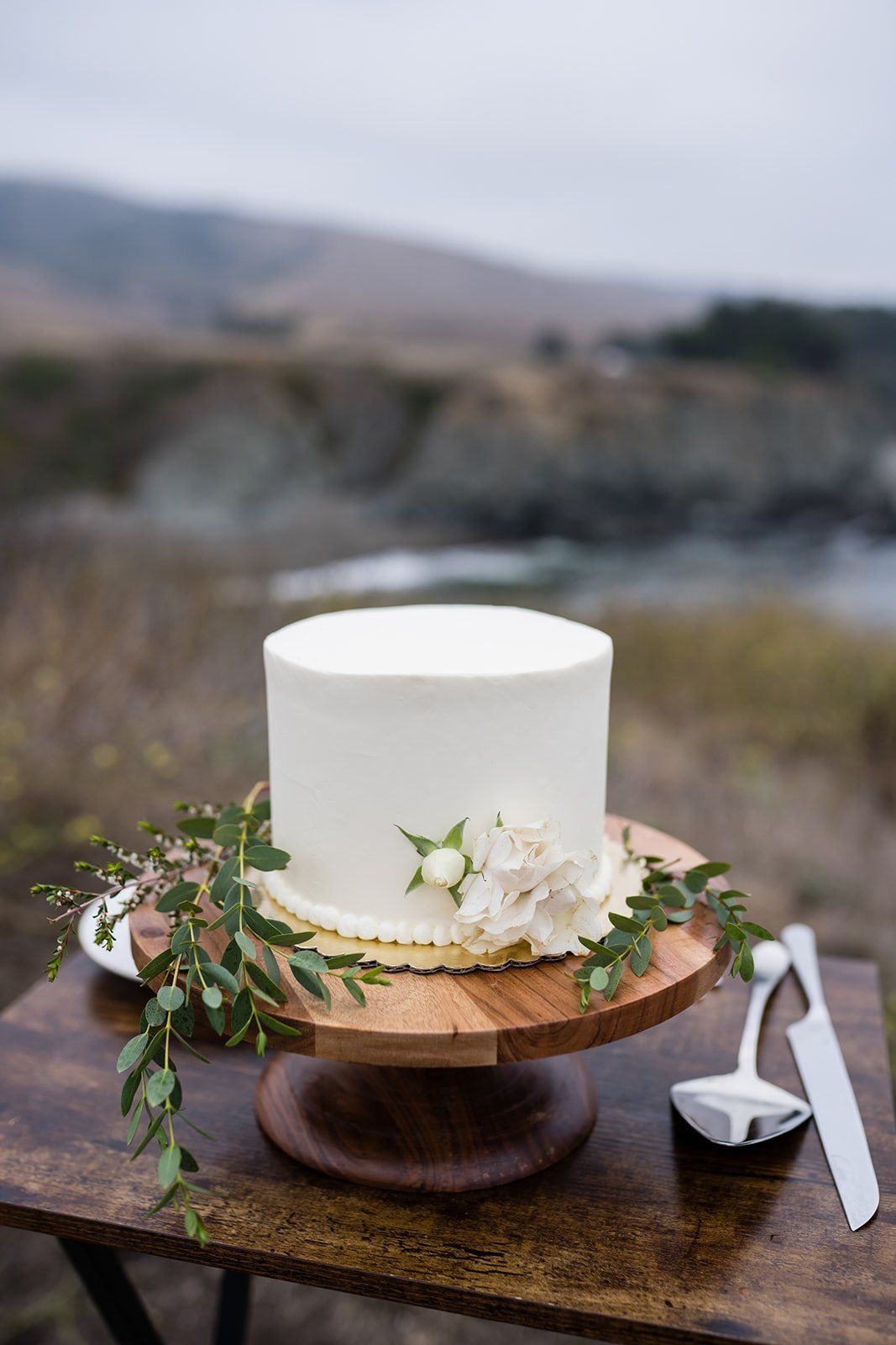 cliffside elopement at Duncan's Cove, Bodega Bay, Champagne, Cake, and a First Dance on the Cliff