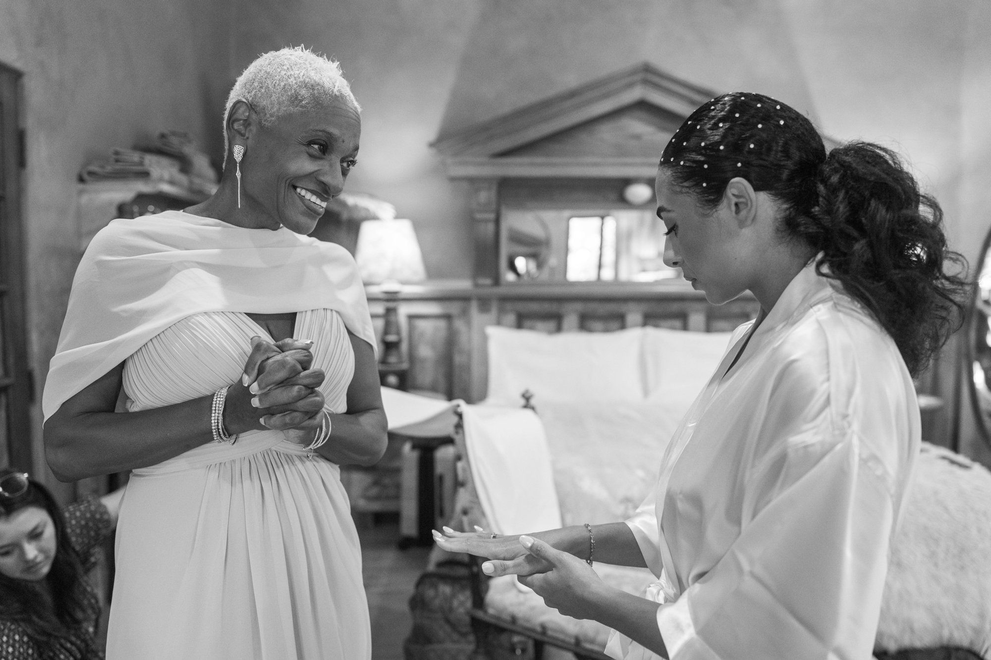 two-venue micro wedding topanga canyon los angeles, Getting Ready for a Two-Venue Topanga Wedding
