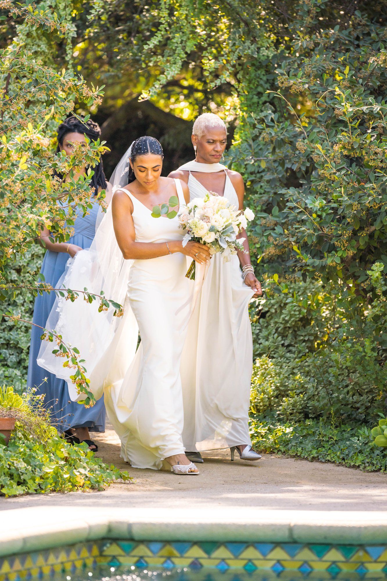 two-venue micro wedding, topanga canyon, A Canyon Cocktail Hour, Then Portraits