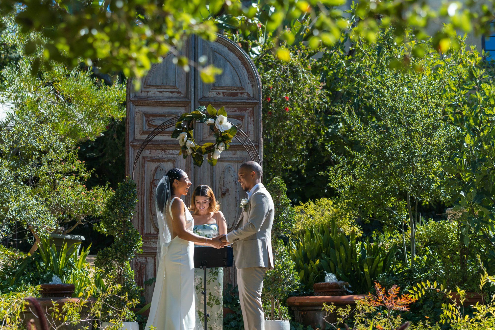 two-venue micro wedding topanga canyon los angeles, The Mountain Mermaid Ceremony, Topanga Canyon