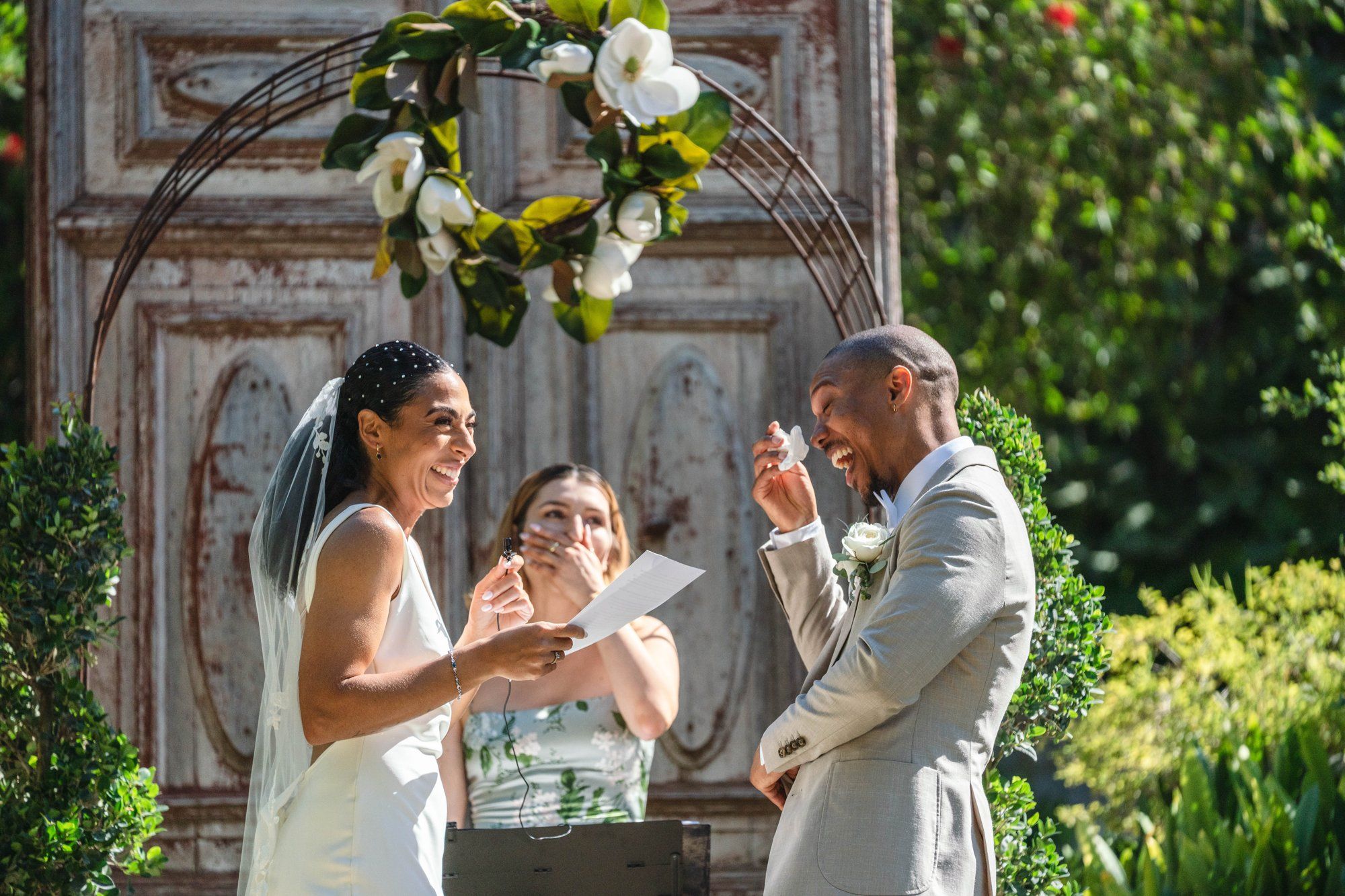 two-venue micro wedding, topanga canyon, The Mountain Mermaid Ceremony, Topanga Canyon