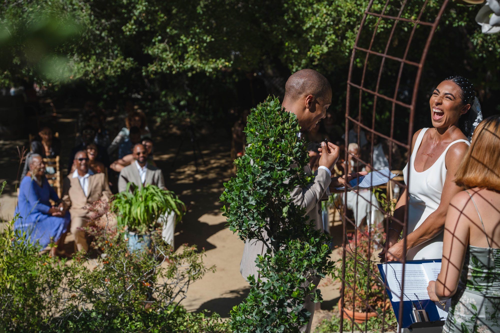 two-venue micro wedding, topanga canyon, The Mountain Mermaid Ceremony, Topanga Canyon