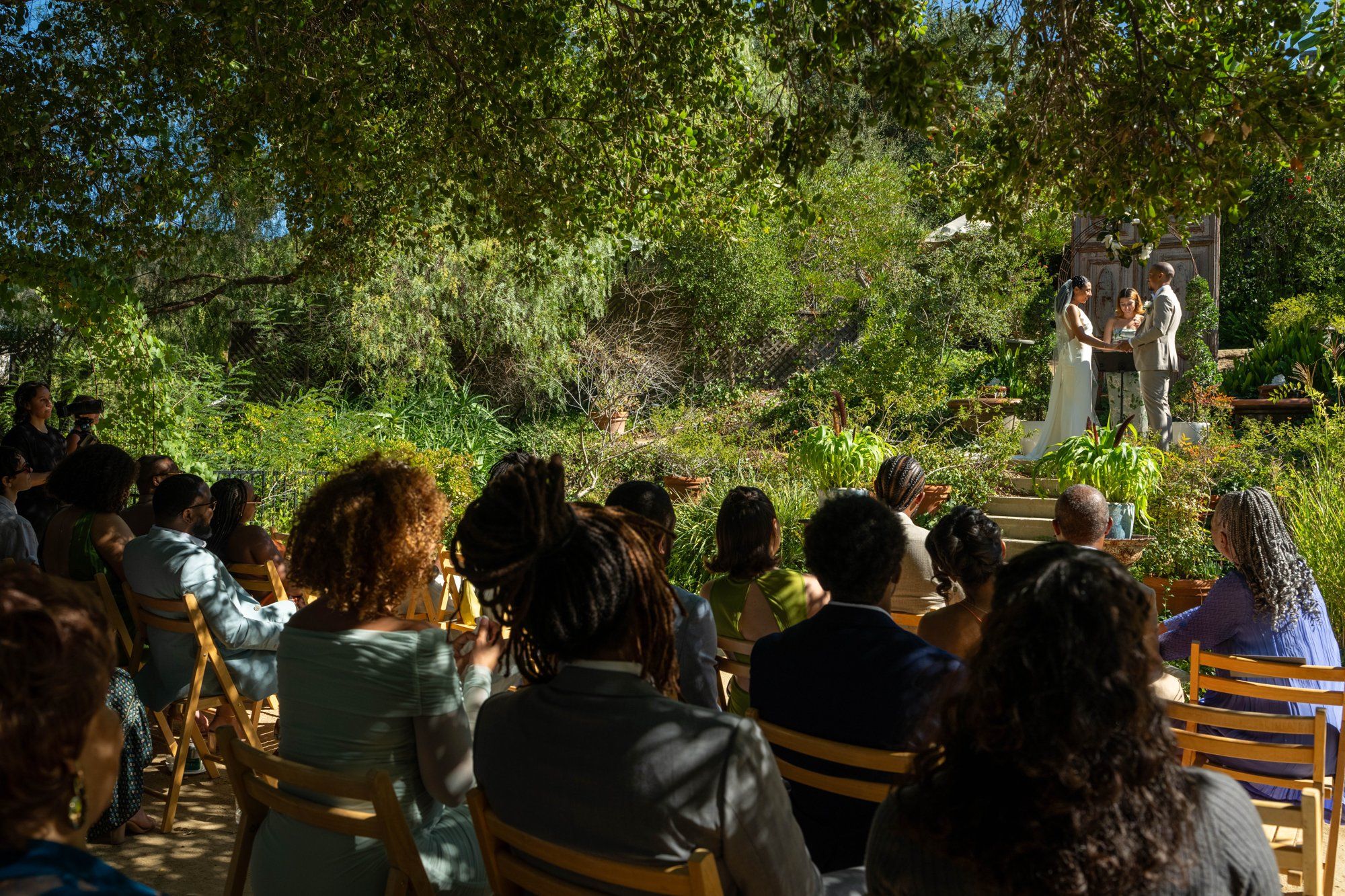 two-venue micro wedding, topanga canyon, The Mountain Mermaid Ceremony, Topanga Canyon