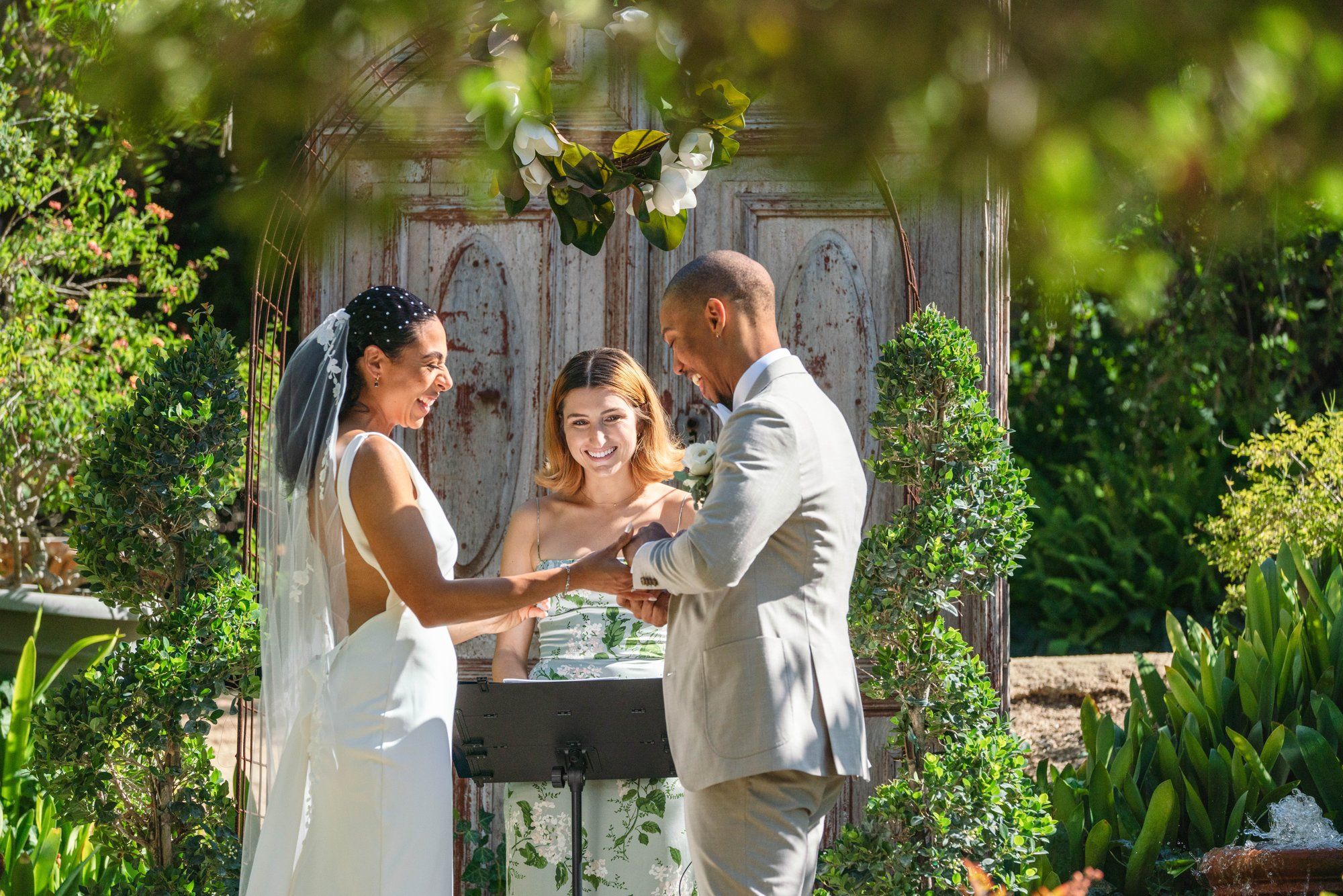 two-venue micro wedding topanga canyon los angeles, The Mountain Mermaid Ceremony, Topanga Canyon