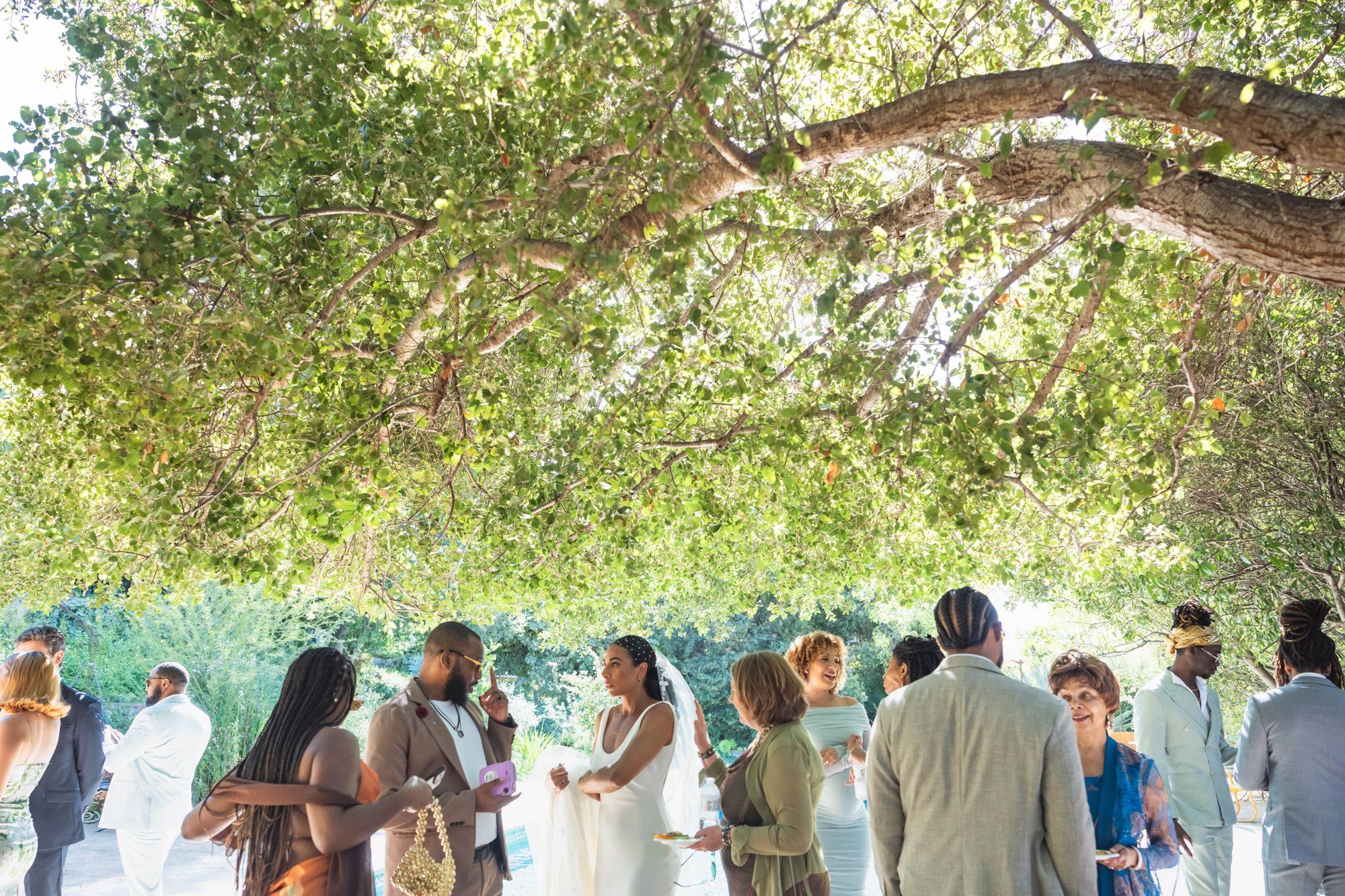 two-venue micro wedding topanga canyon los angeles, The Preserve LA. Grand Entrance to Midnight