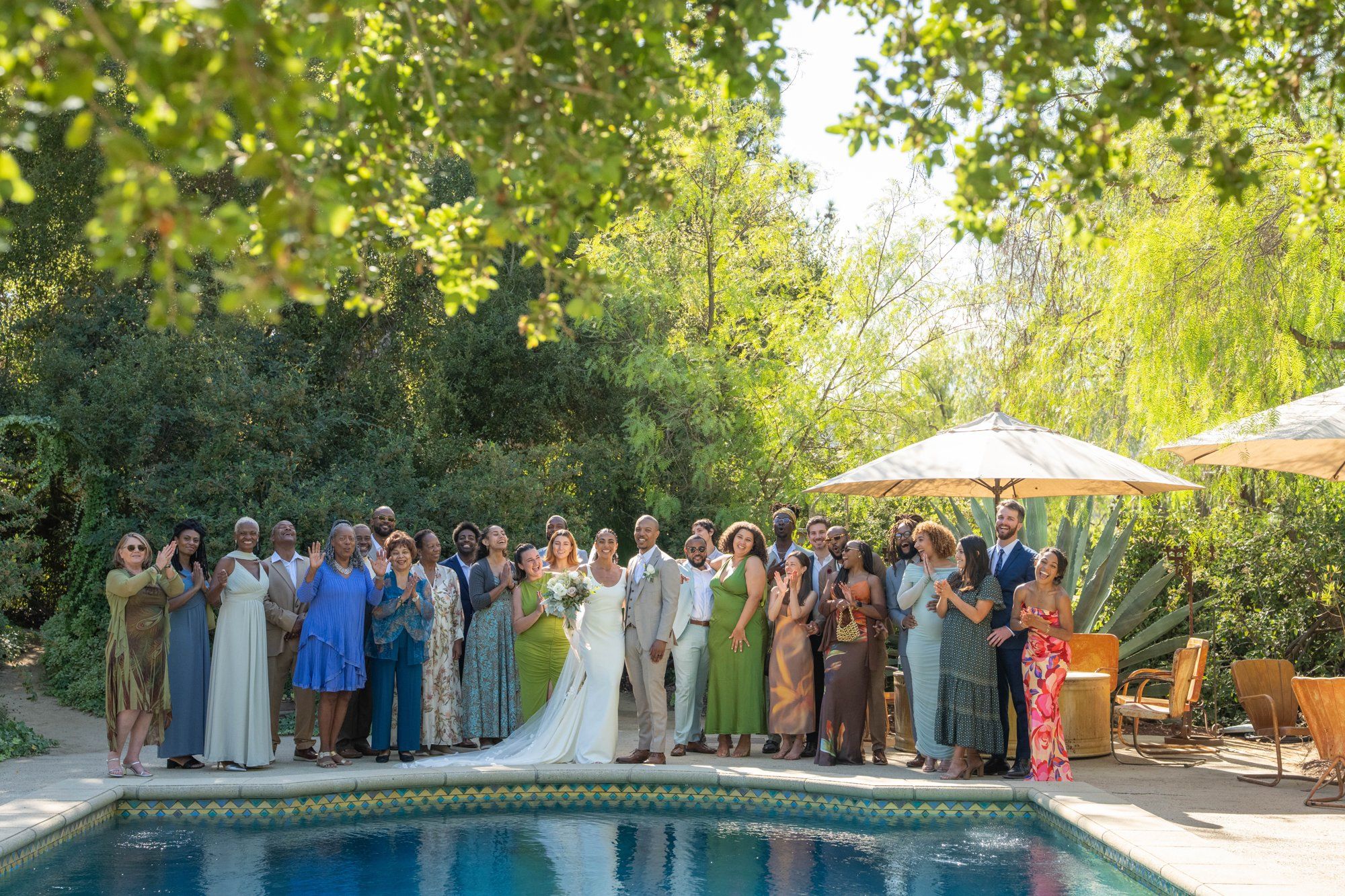 two-venue micro wedding, topanga canyon, A Canyon Cocktail Hour, Then Portraits