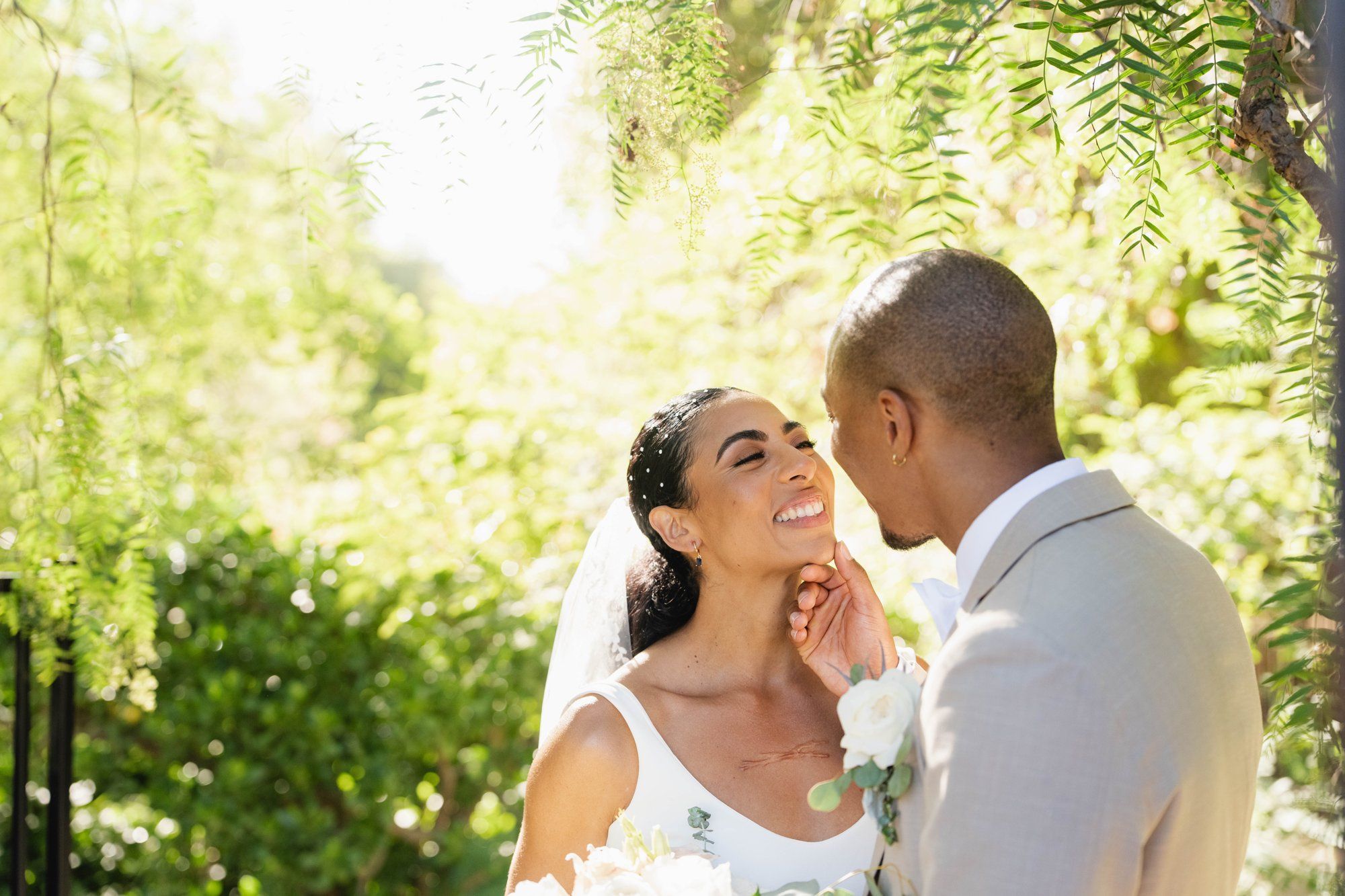 two-venue micro wedding topanga canyon los angeles, Family, Friends & the Two of Them