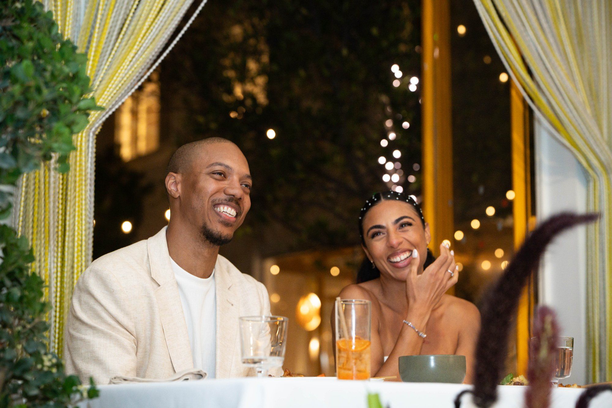two-venue micro wedding, topanga canyon, The Preserve LA. Grand Entrance to Midnight