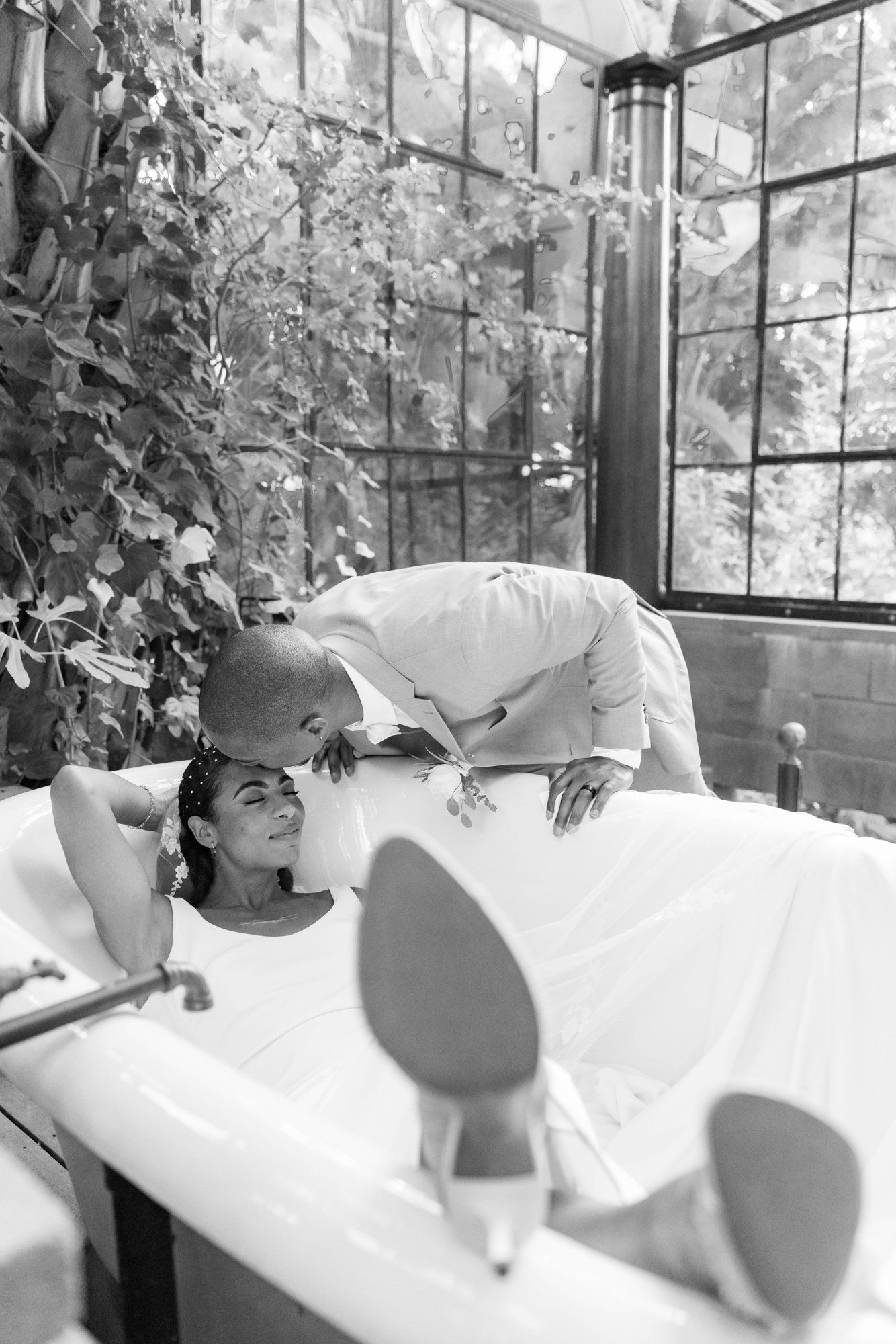 two-venue micro wedding topanga canyon los angeles, Family, Friends & the Two of Them