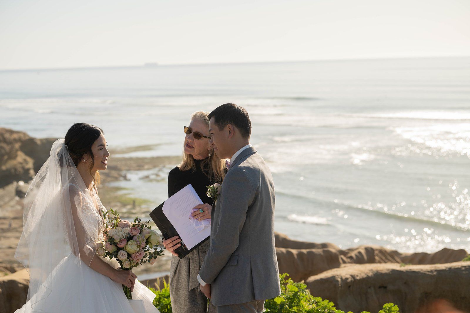 sunset cliffs elopement, san diego, A Sunset Cliffs Elopement on the Sandstone