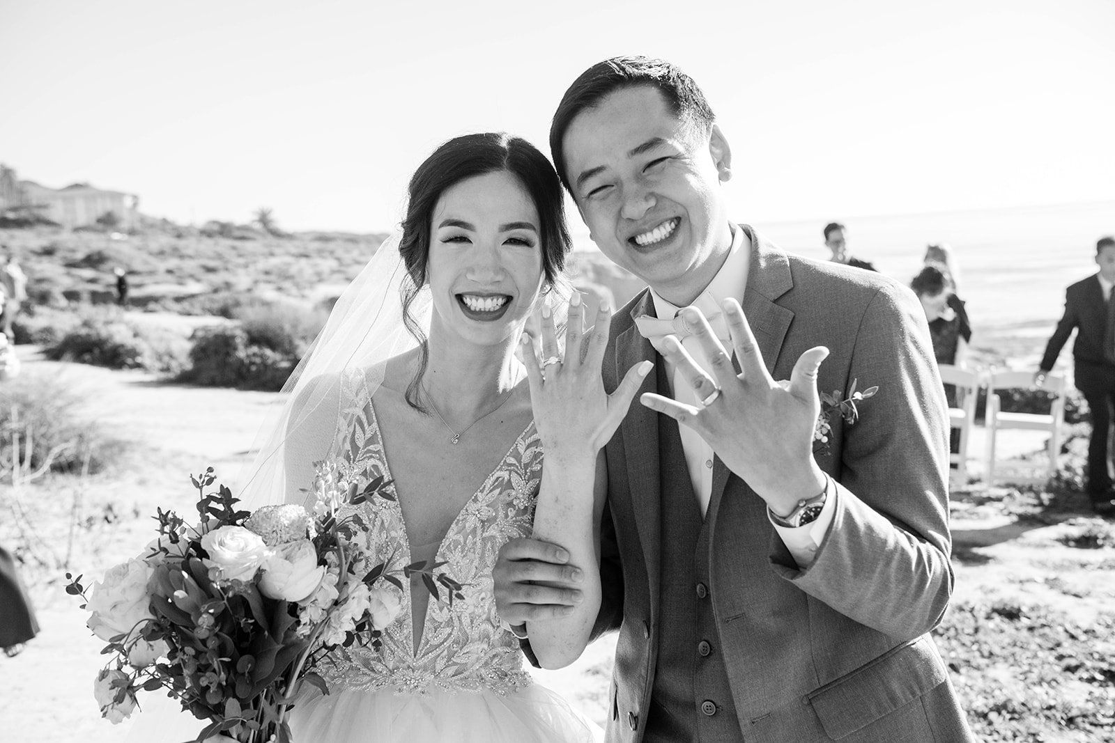 sunset cliffs elopement, san diego, Portraits Along the Point Loma Shore
