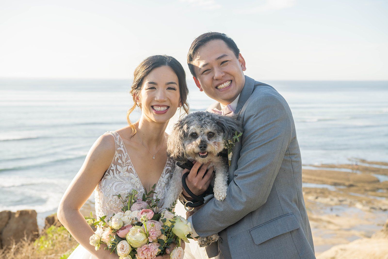 sunset cliffs elopement, san diego, Portraits Along the Point Loma Shore