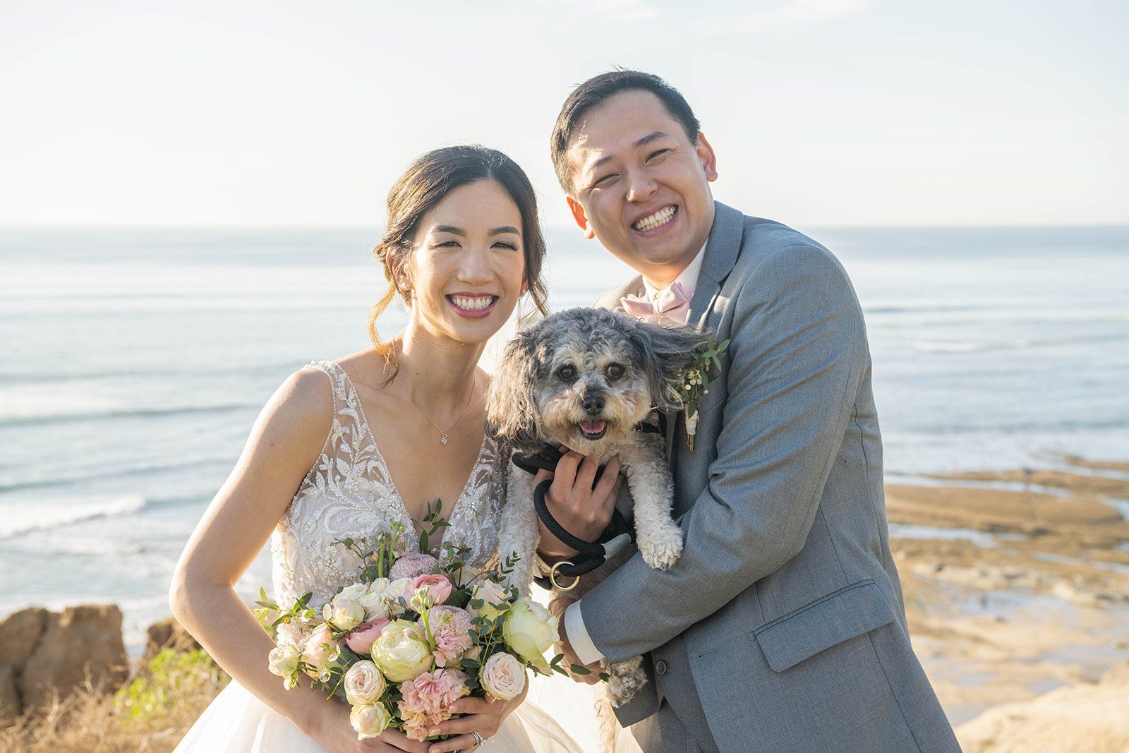 sunset cliffs elopement, san diego, Portraits Along the Point Loma Shore