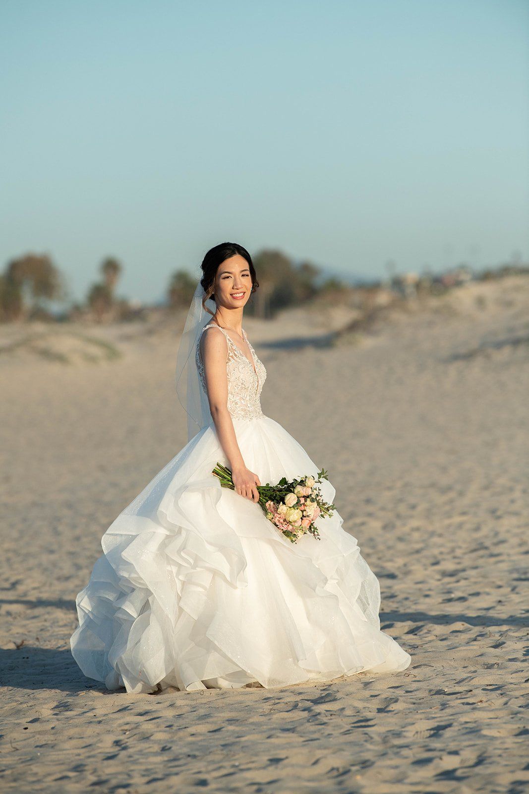 sunset cliffs elopement, san diego, Portraits Along the Point Loma Shore