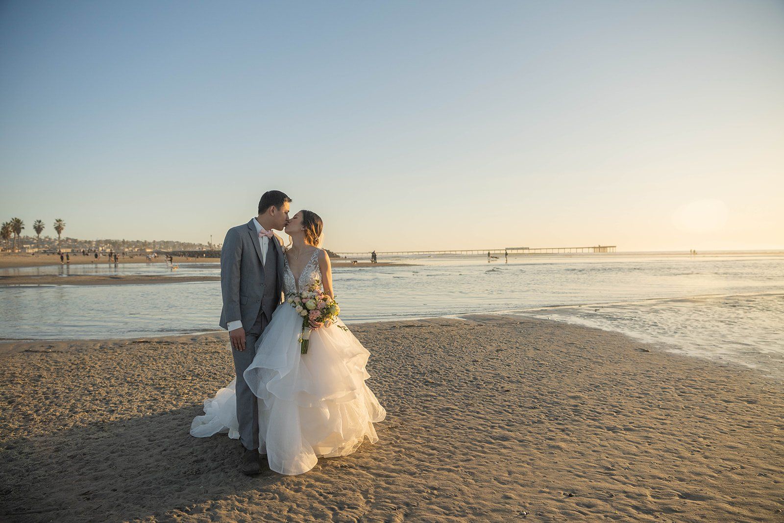 sunset cliffs elopement, san diego, Portraits Along the Point Loma Shore