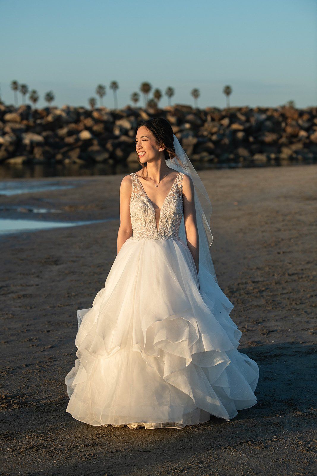 sunset cliffs elopement, san diego, Portraits Along the Point Loma Shore