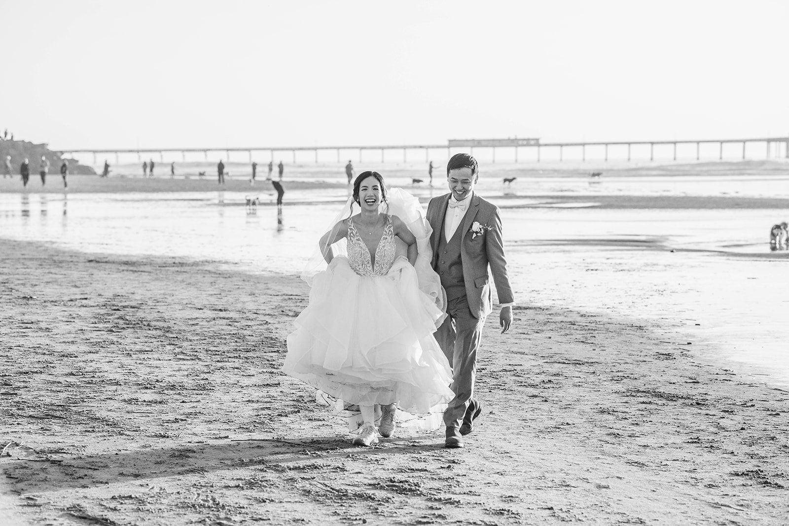 sunset cliffs elopement, san diego, Portraits Along the Point Loma Shore