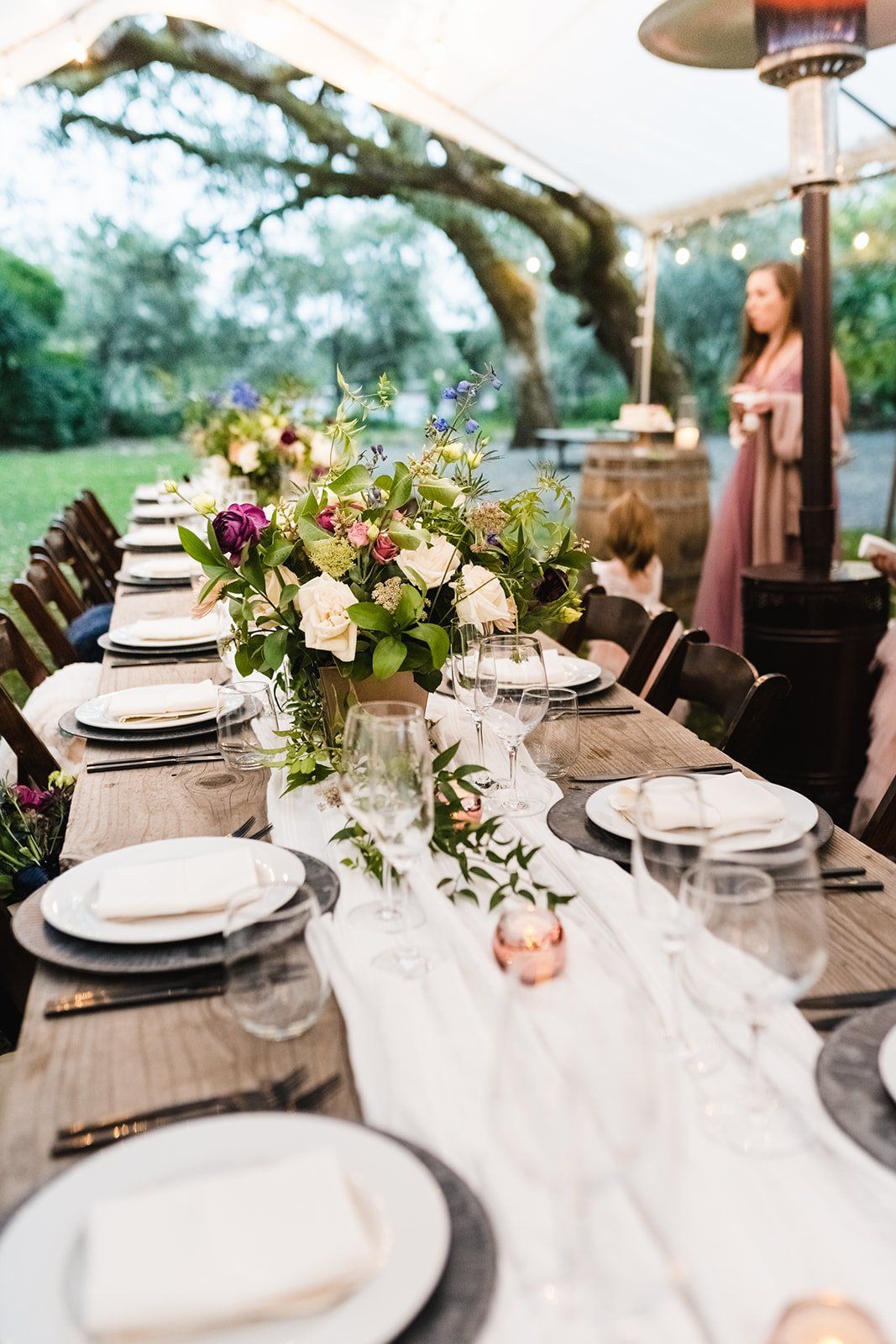ranch micro wedding at beltane ranch sonoma, The Farm Table, the Toasts, and the Firepit at Beltane Ranch