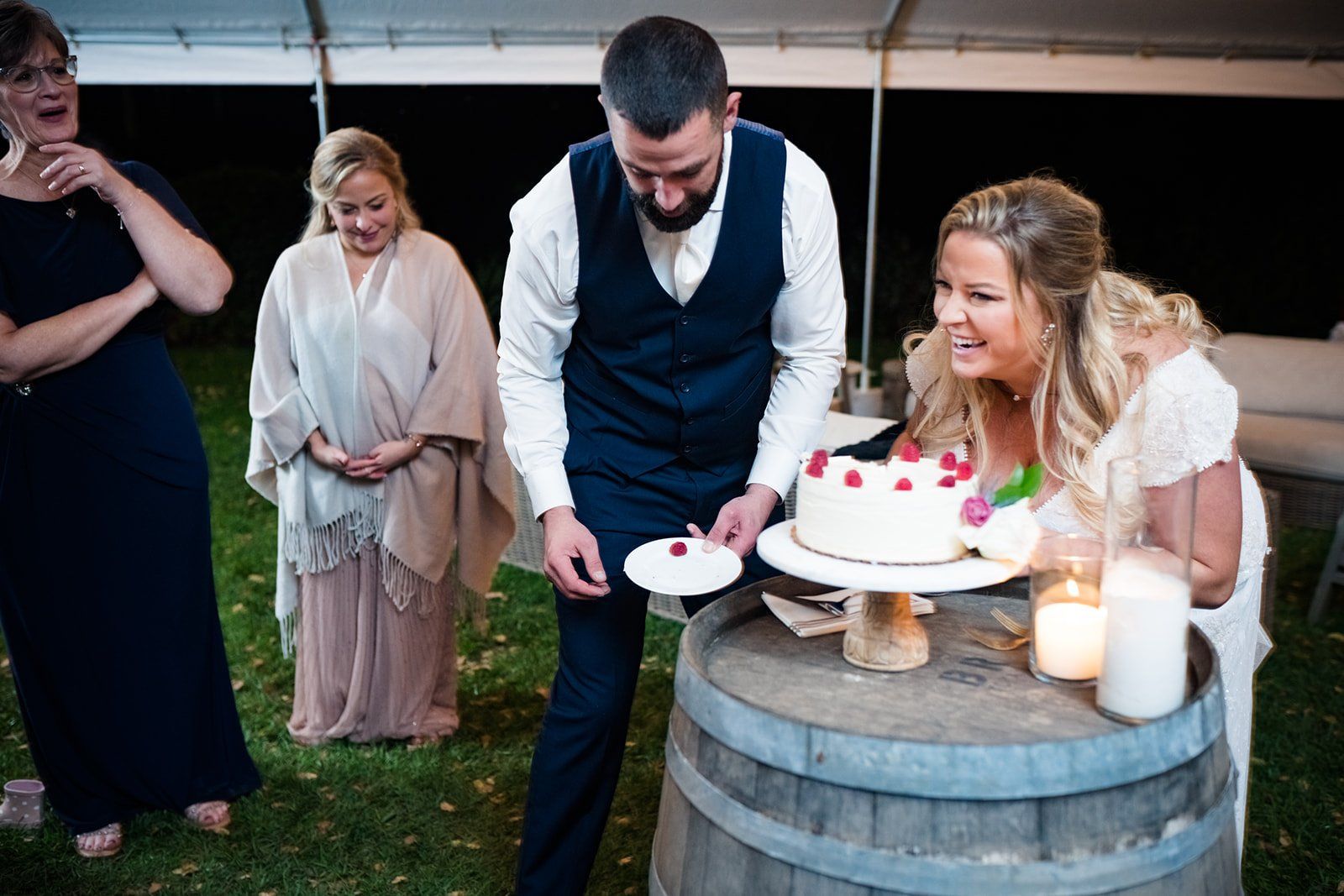ranch micro wedding at beltane ranch sonoma, The Farm Table, the Toasts, and the Firepit at Beltane Ranch